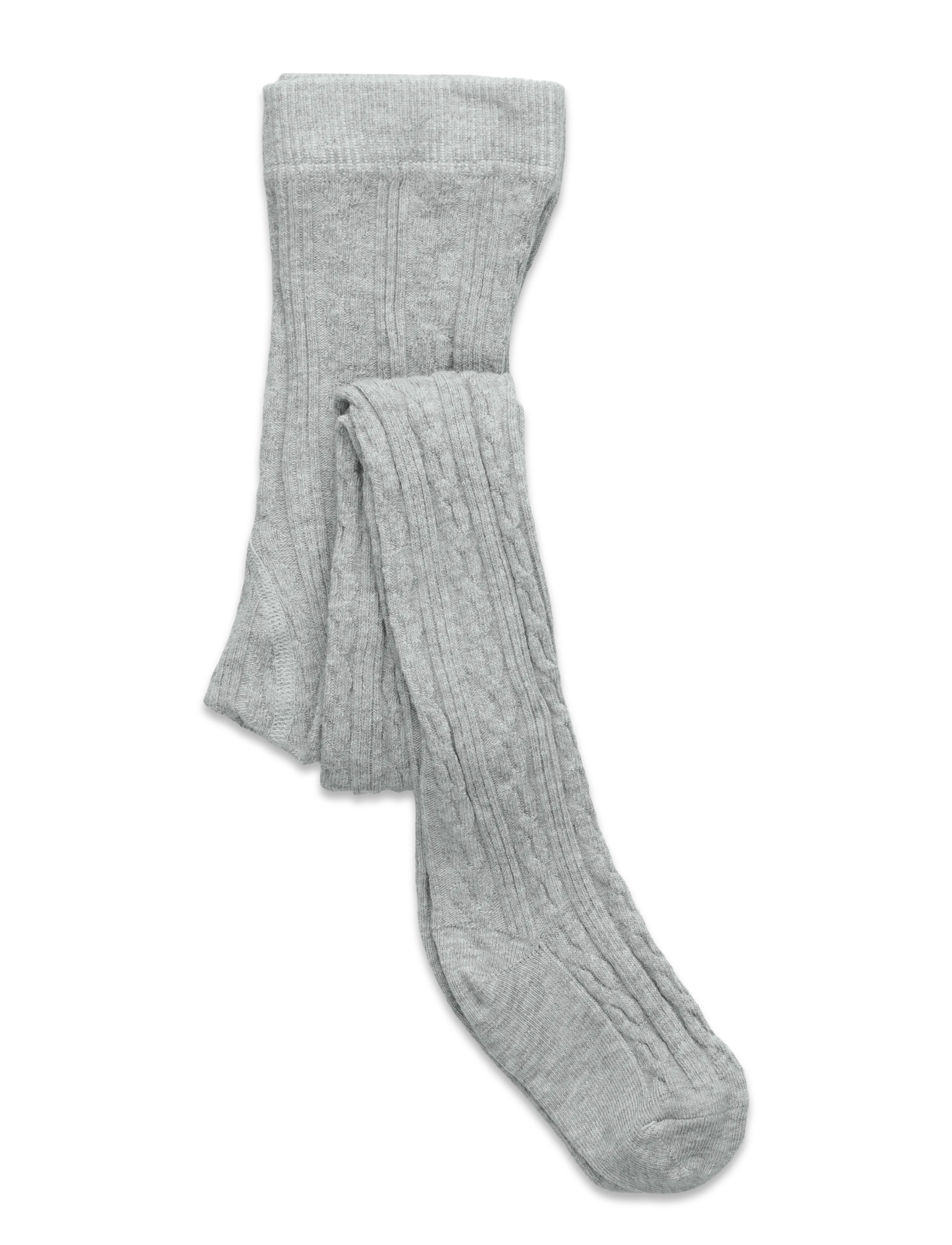 Lindex Tights Sg H Cables, 92, Socken & Strumpfhosen, Grau - Tights, Kinder