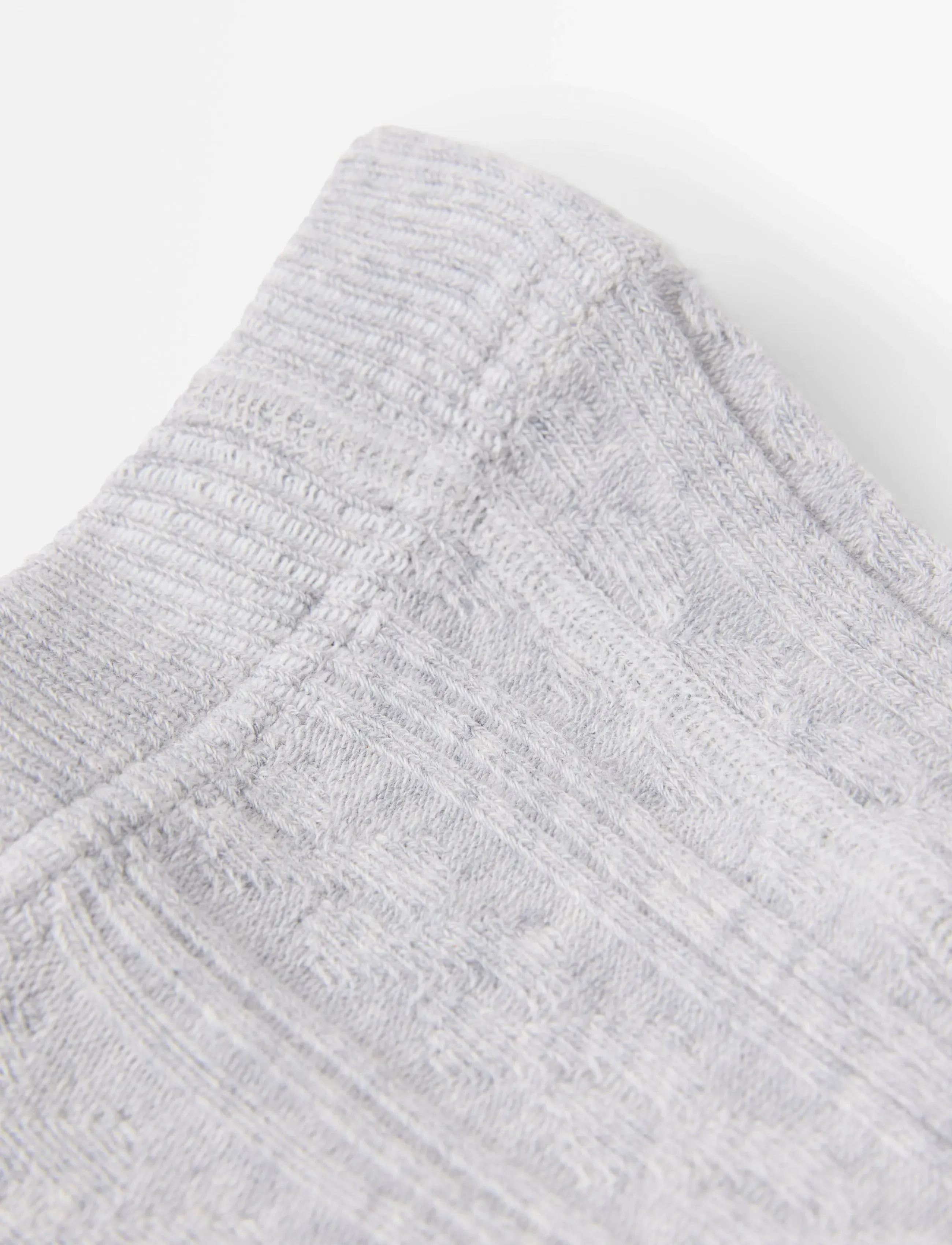 Lindex - Tights SG H Cables - madalaimad hinnad - l.grey melange - 1