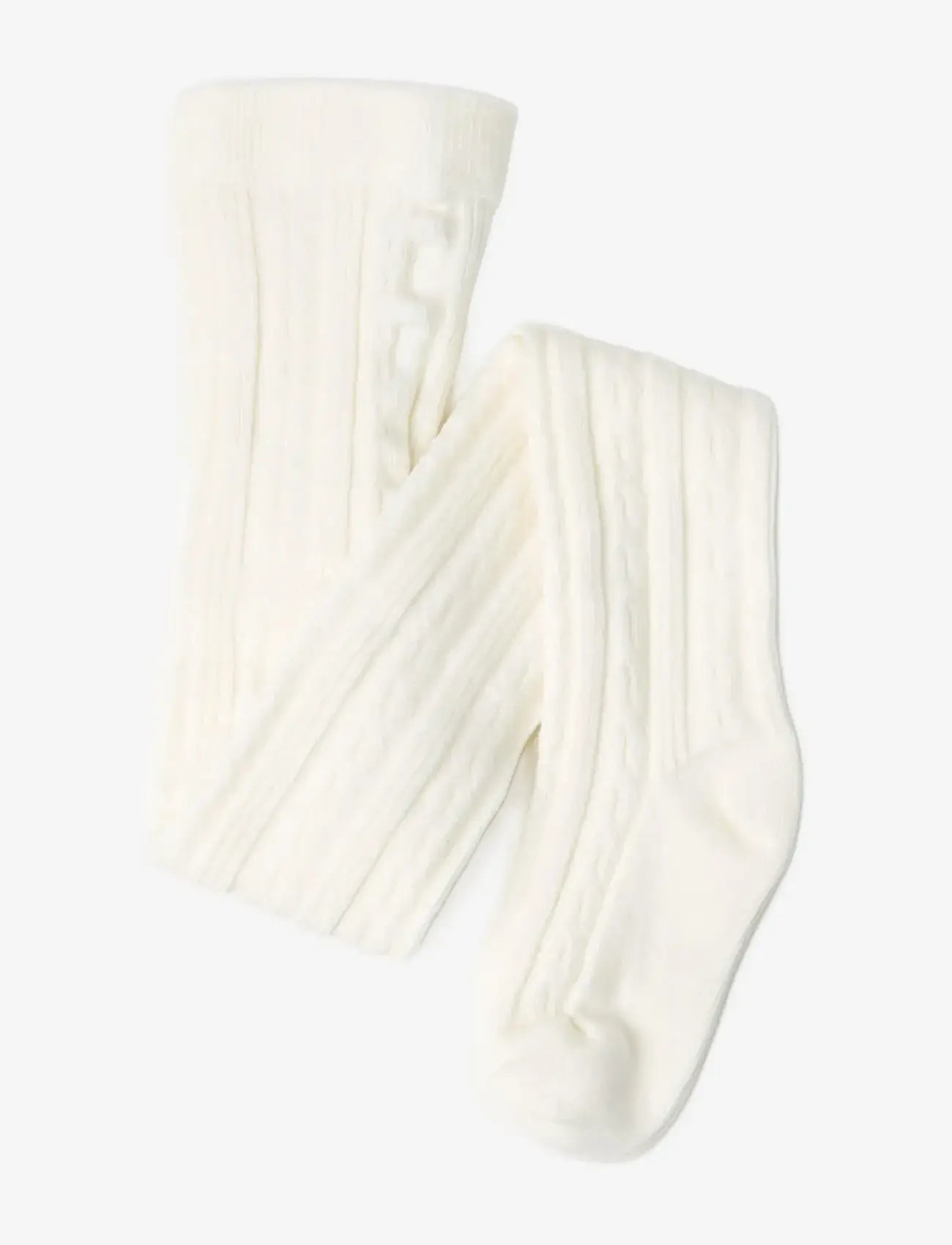 Lindex - Tights SG H Cables - strumpfhosen - winter white - 0