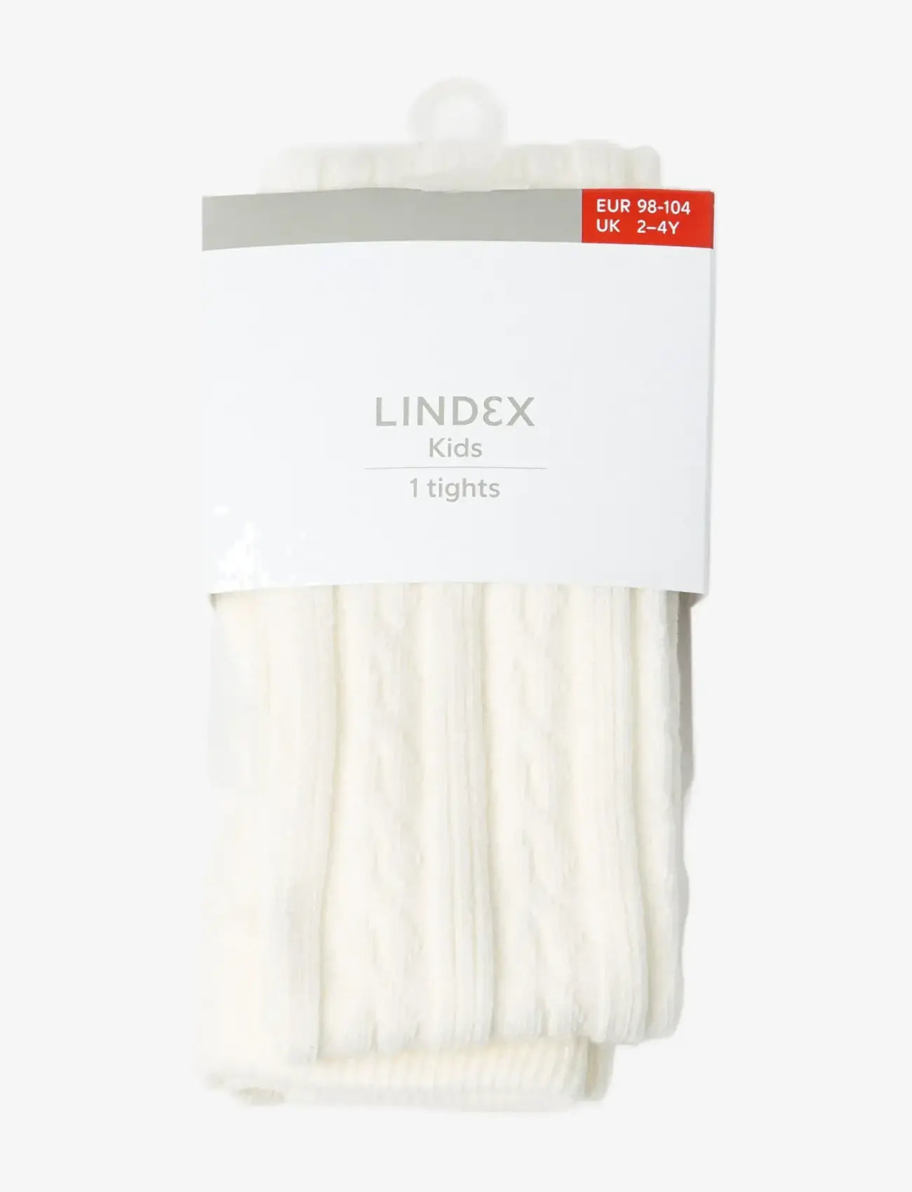 Lindex - Tights SG H Cables - strumpfhosen - winter white - 1