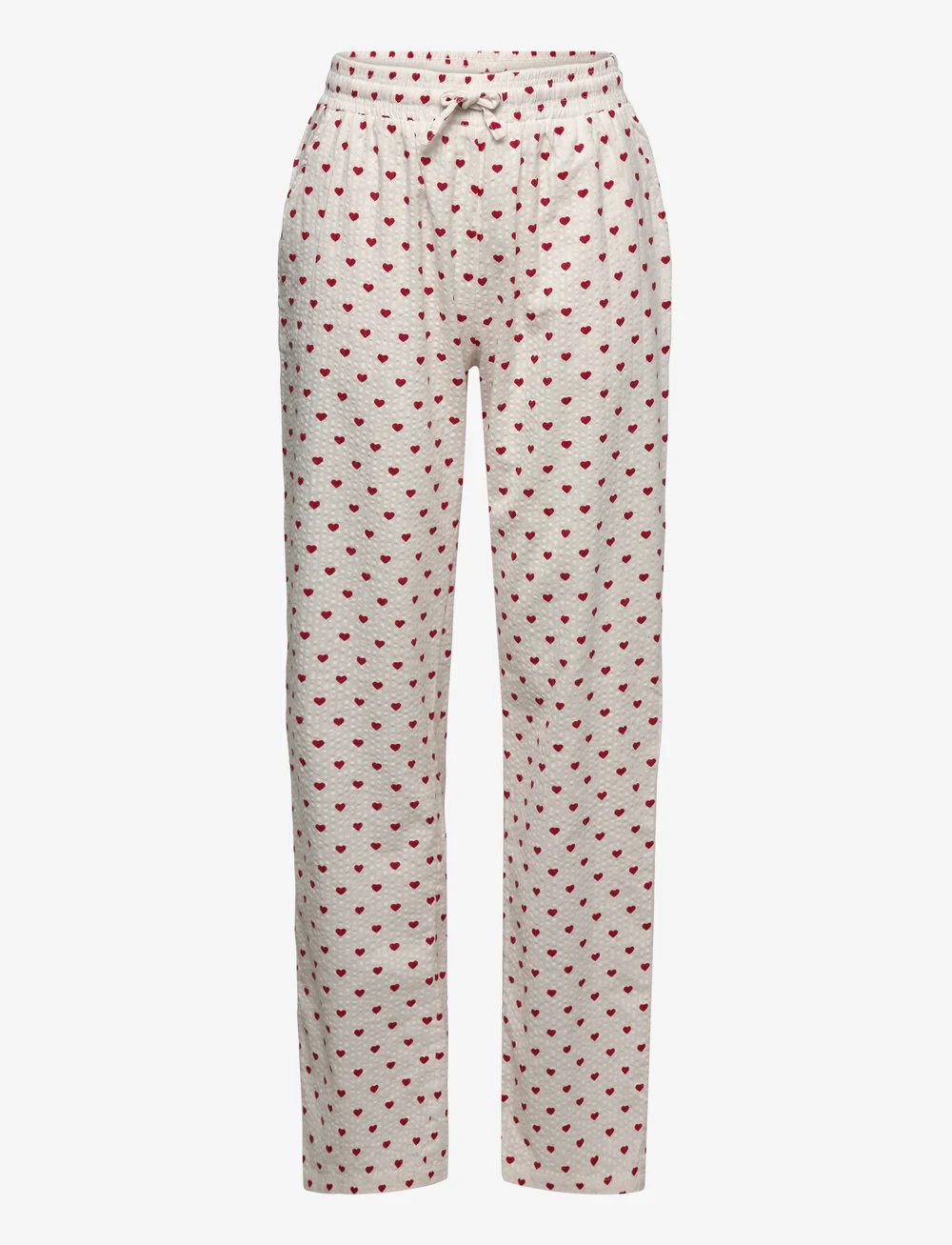 Lindex - Pyjama trousers seersucker - pidžaamad - off white - 1