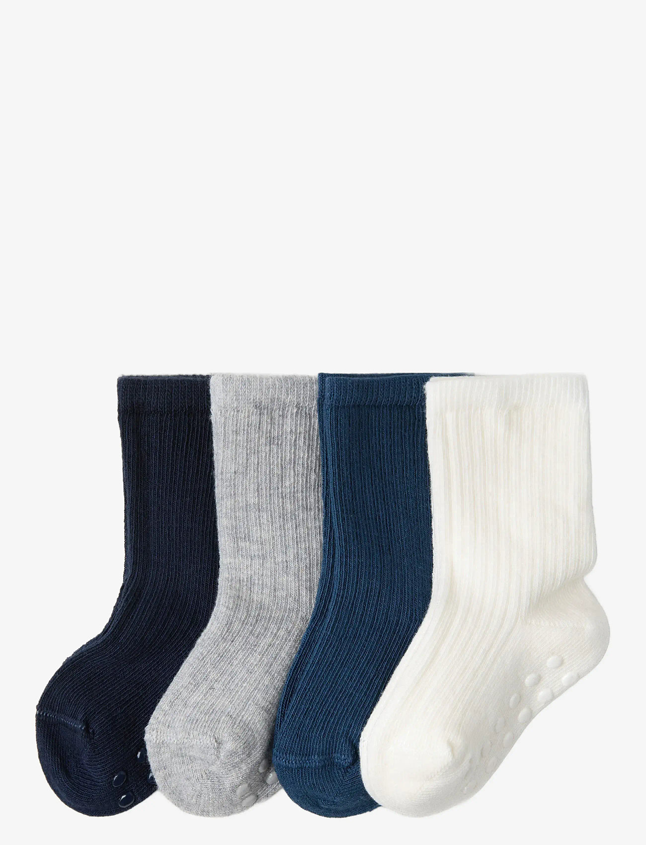 Lindex - Sock 4p rib solid - strumpor - dark blue - 0