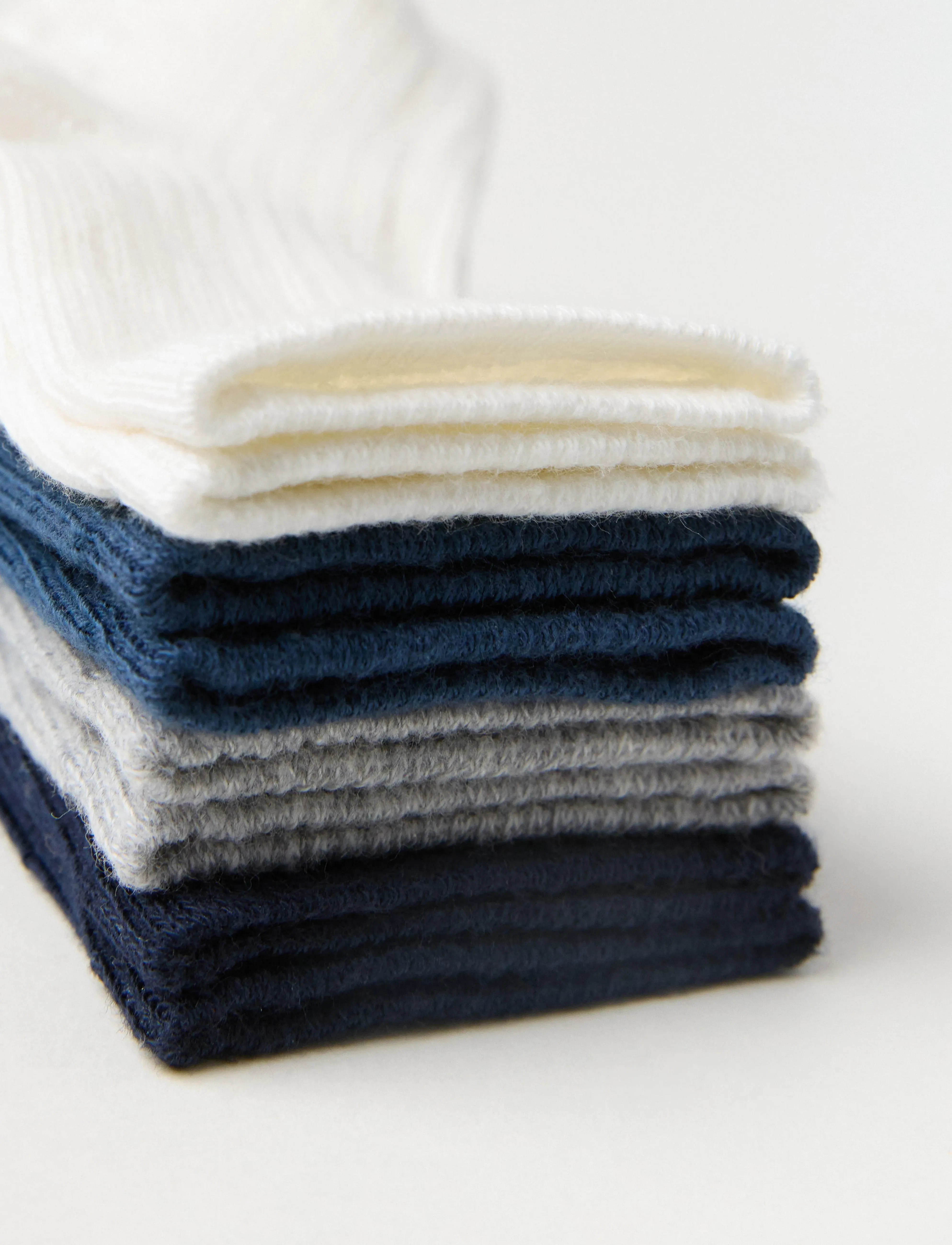 Lindex - Sock 4p rib solid - strümpfe - dark blue - 2