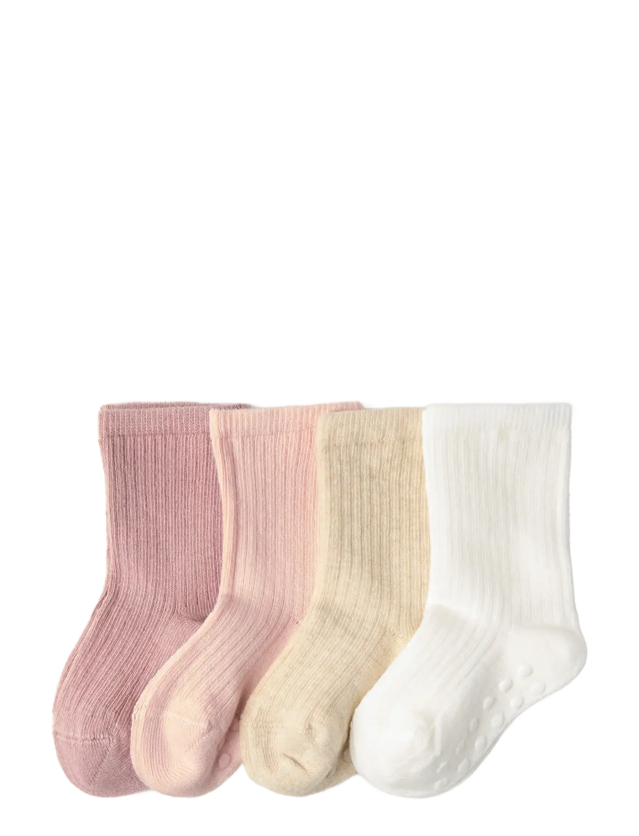 Lindex Sock 4P Rib Solid, 13/15, Socken & Strumpfhosen, Mehrfarbig/gemustert - Socks, Kinder