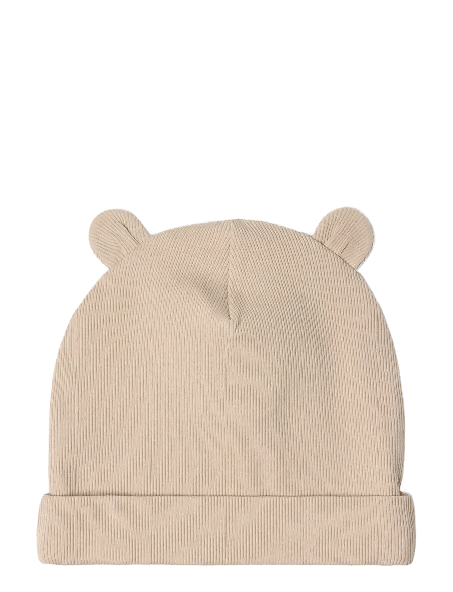 Lindex - Ribbed hat - babymützen - beige - 0