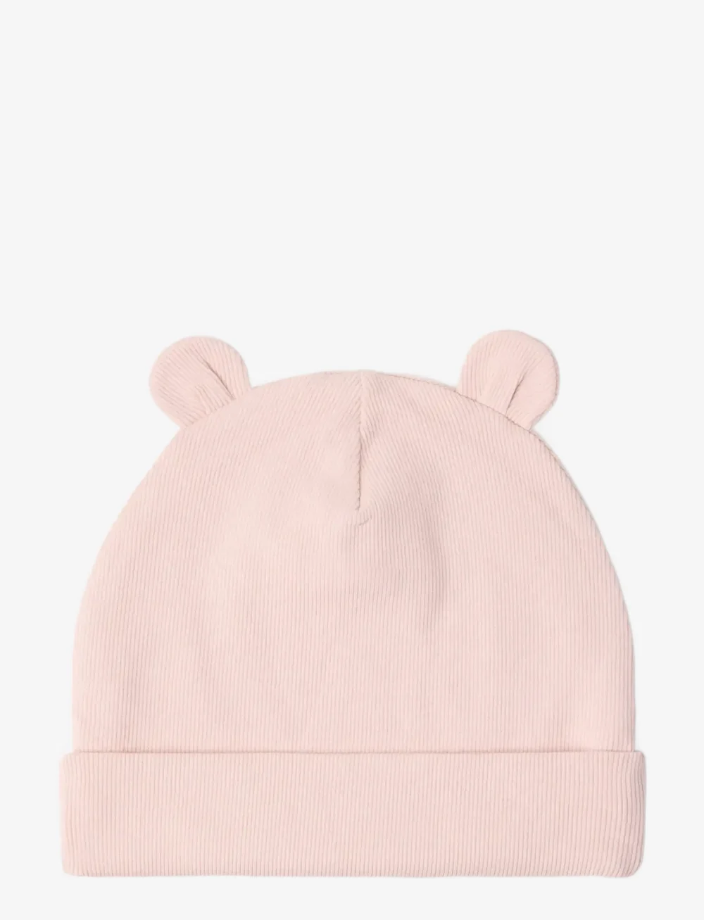 Lindex - Cap w ears rib newborn - beebimütsid - light dusty pink - 0
