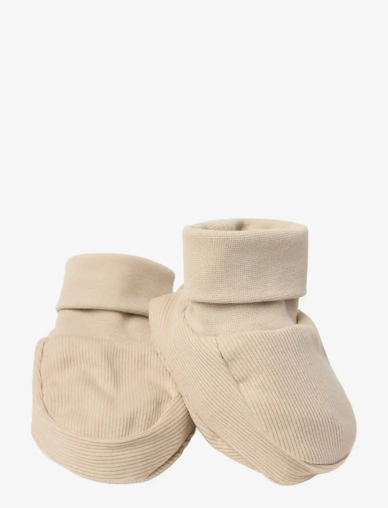 Lindex - Footies rib newborn - beige - 1