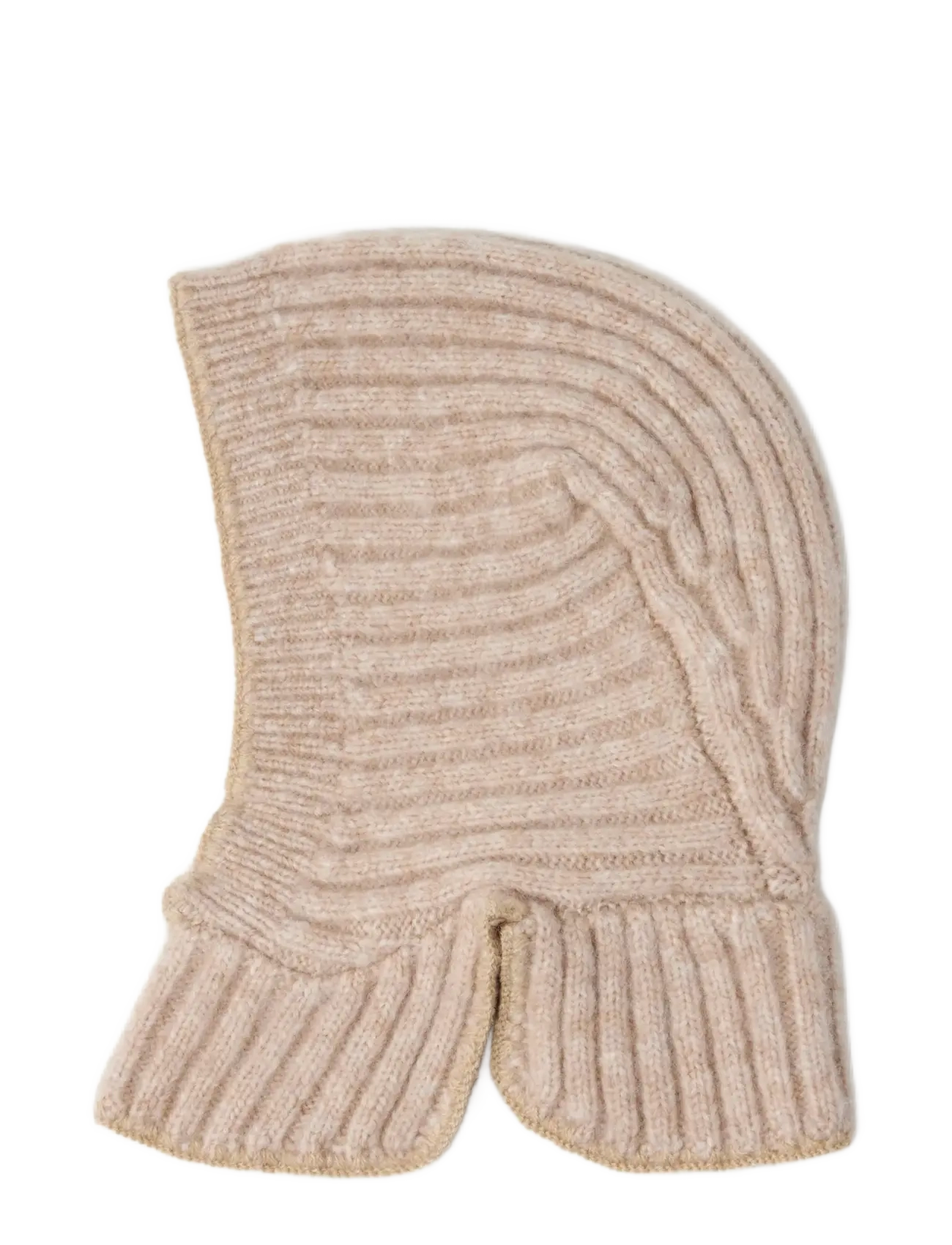 Lindex - Balaklava i ullblanding - accessories - beige melange - 1