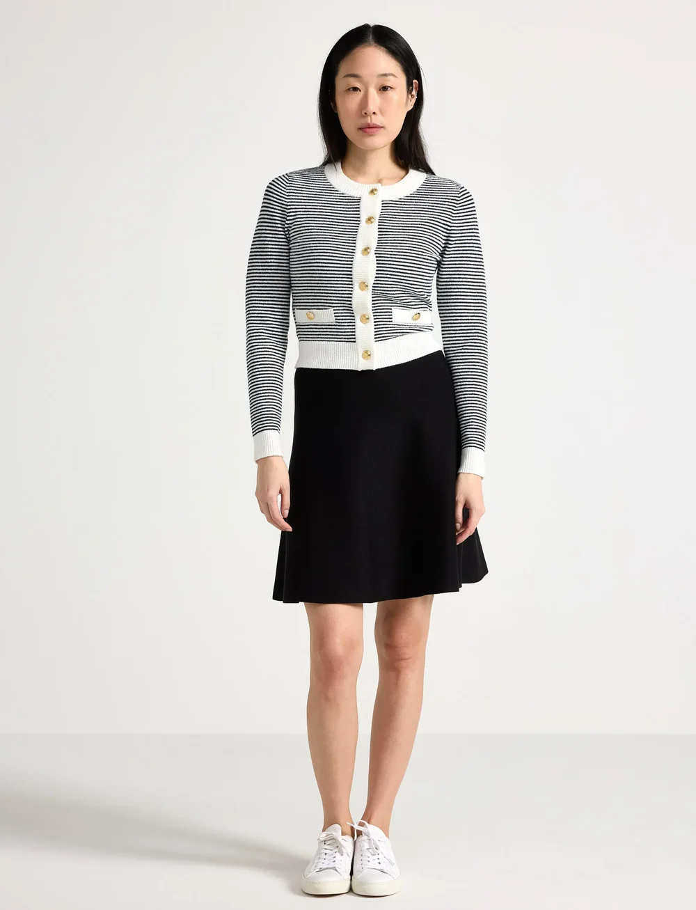 Lindex - Skirt Dagmar - midi nederdele - black - 0