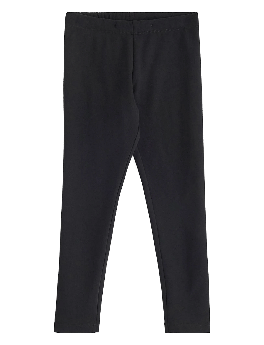 Lindex - Leggings with brushed inside - tamprės - black - 1