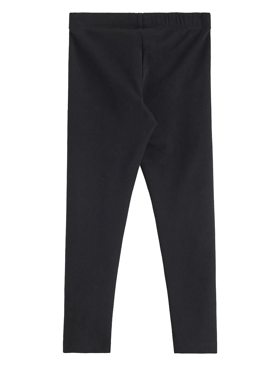 Lindex - Leggings with brushed inside - tamprės - black - 2
