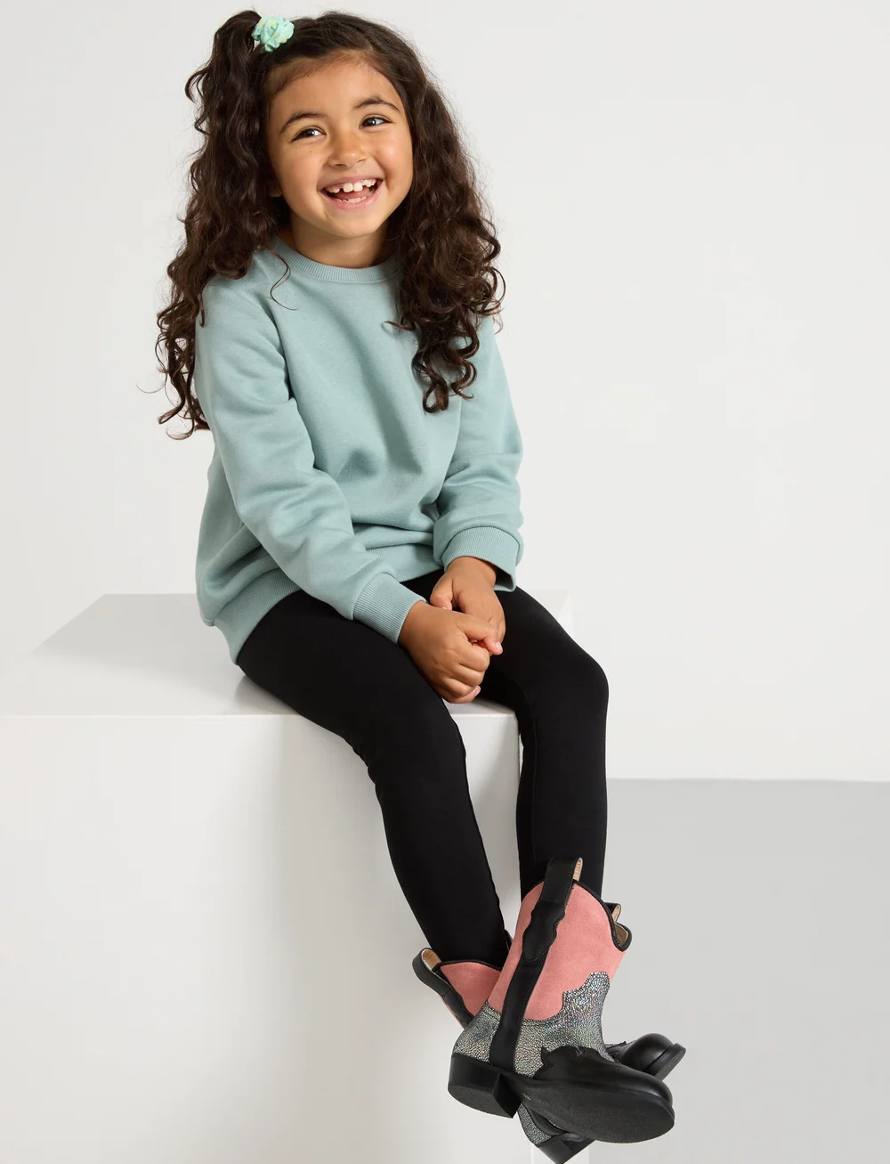 Lindex - Leggings brushed inside basic - leggings - black - 4