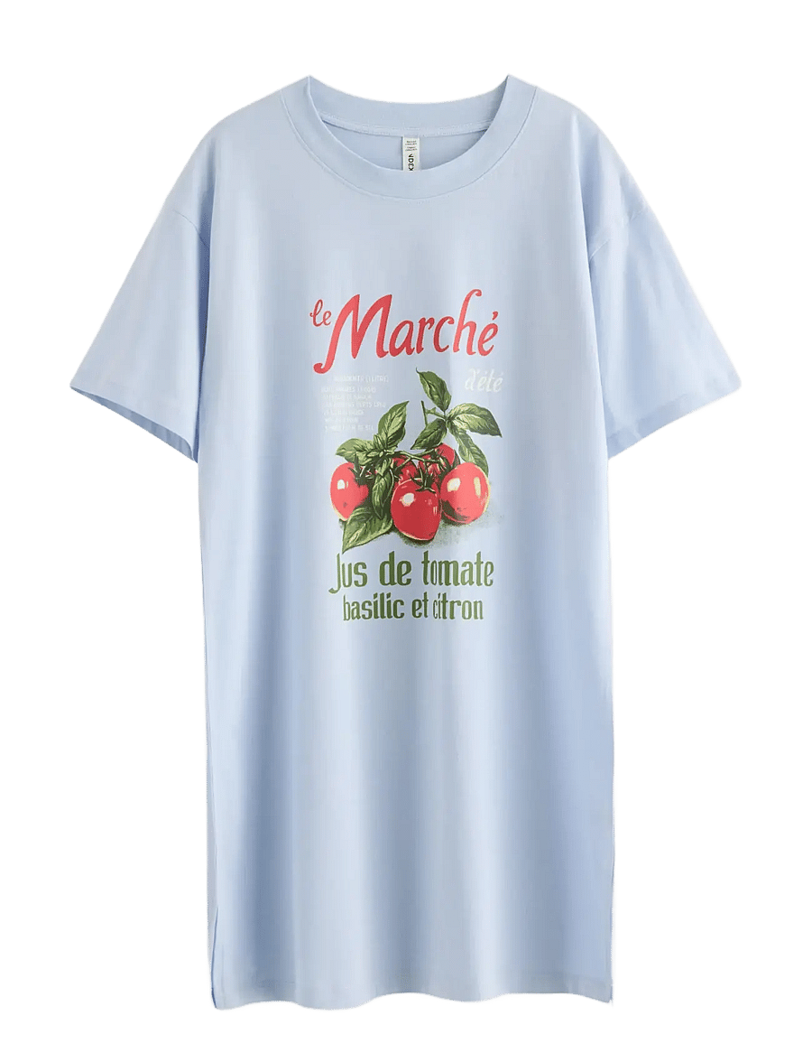 Lindex - Nightdress - natkjoler - light blue - 1