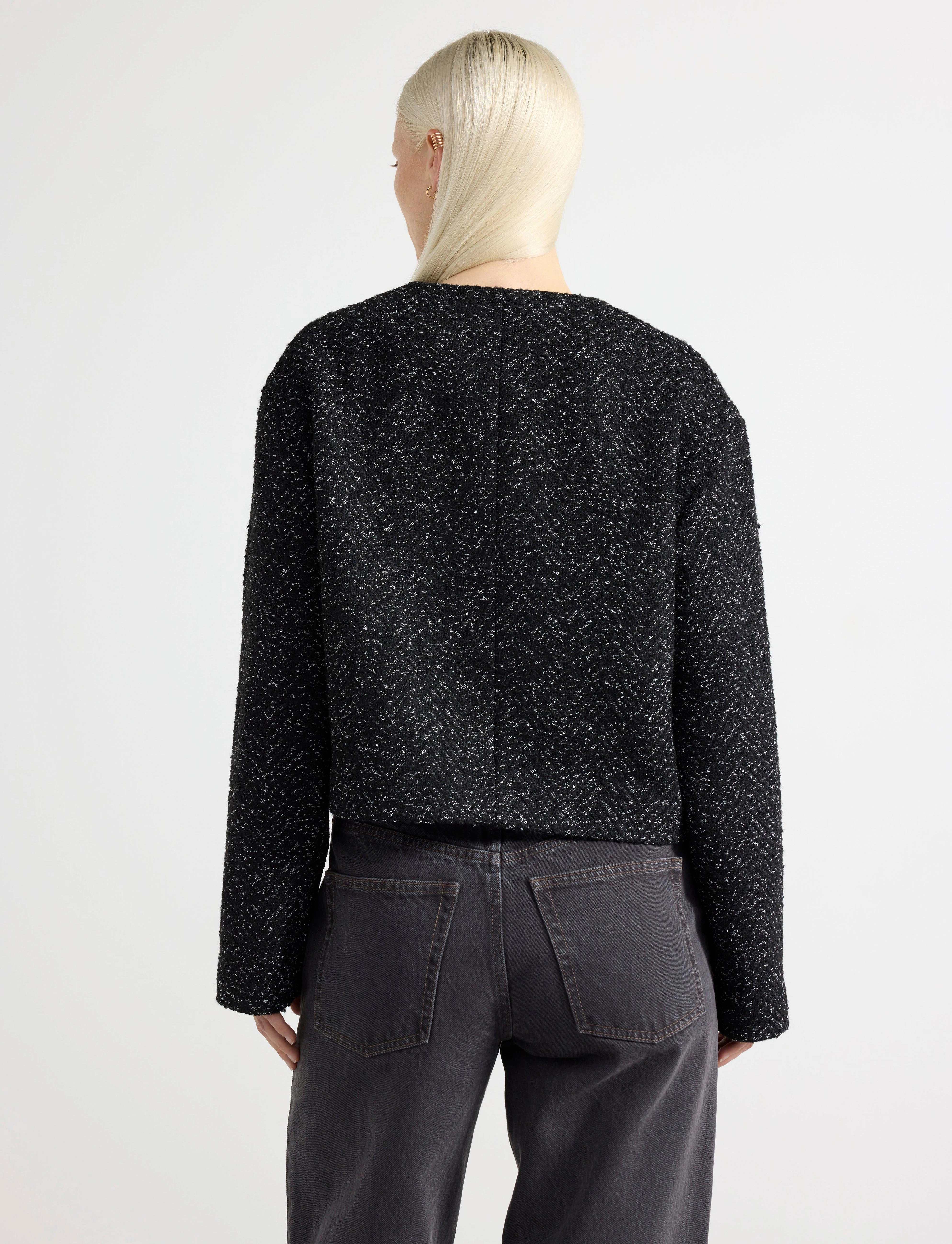 Lindex - Jacket Sigbritt - festtøj til outletpriser - black - 3