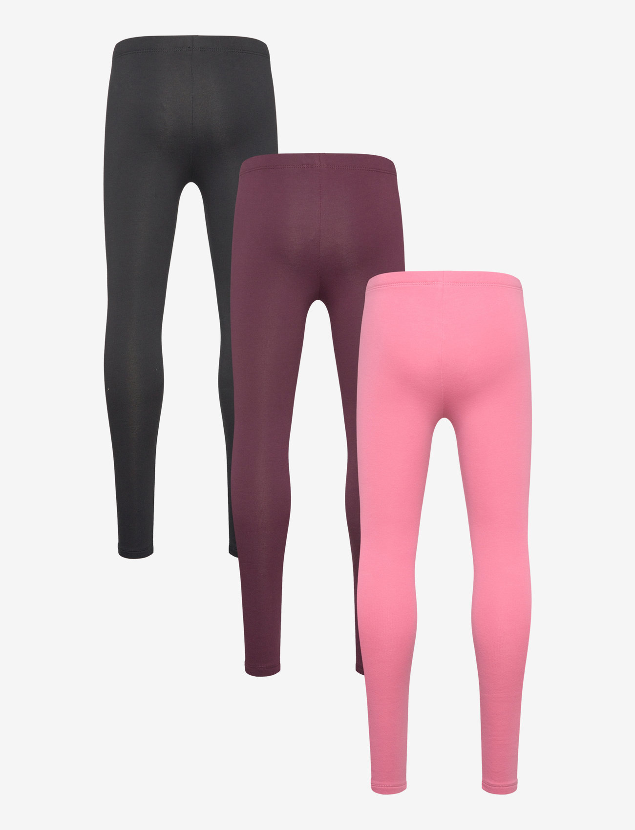 Lindex - Leggings solid br inside 3 pa - pink - 1