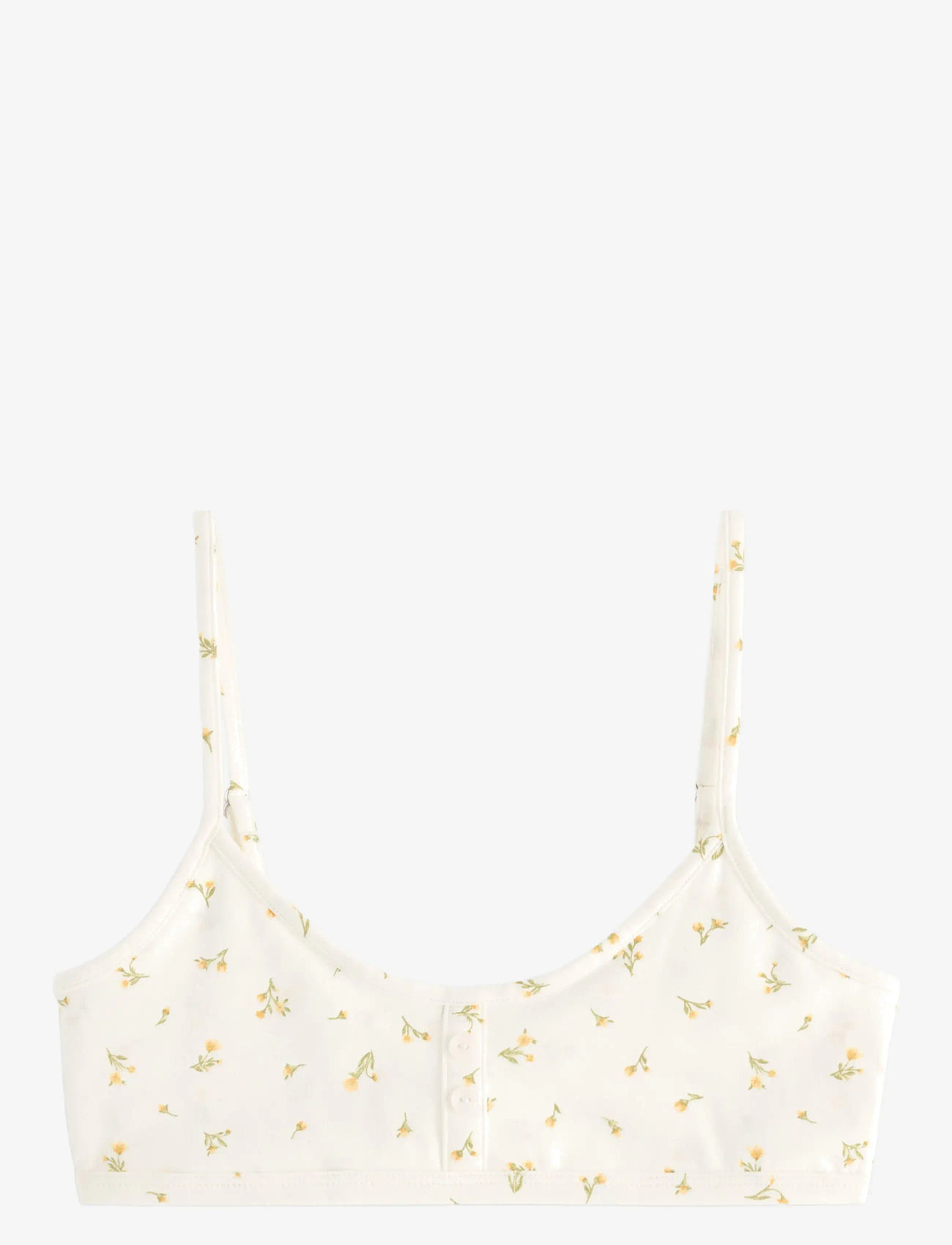 Lindex - Bra Novent Soft top cotton - bügellose bhs - light dusty yellow - 0