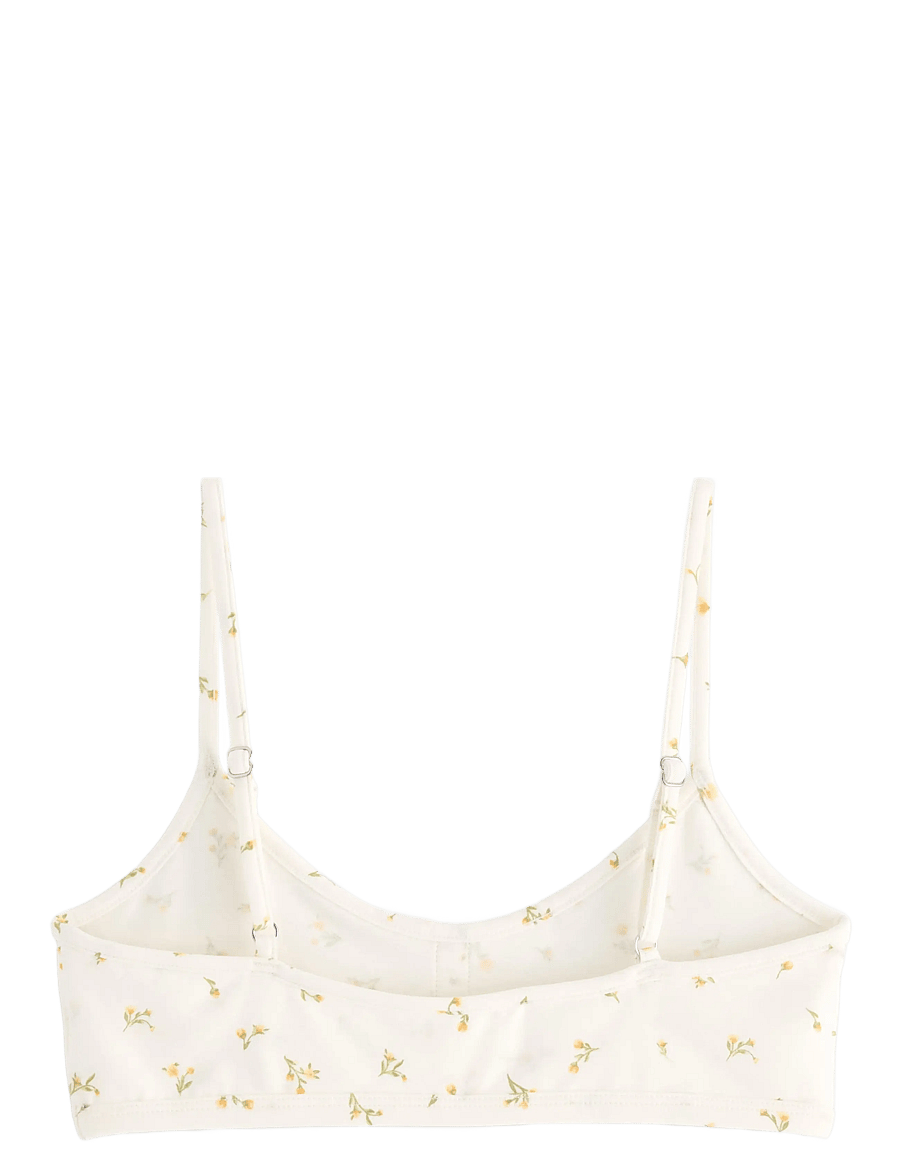 Lindex - Bra Novent Soft top cotton - bh uten spiler - light dusty yellow - 1