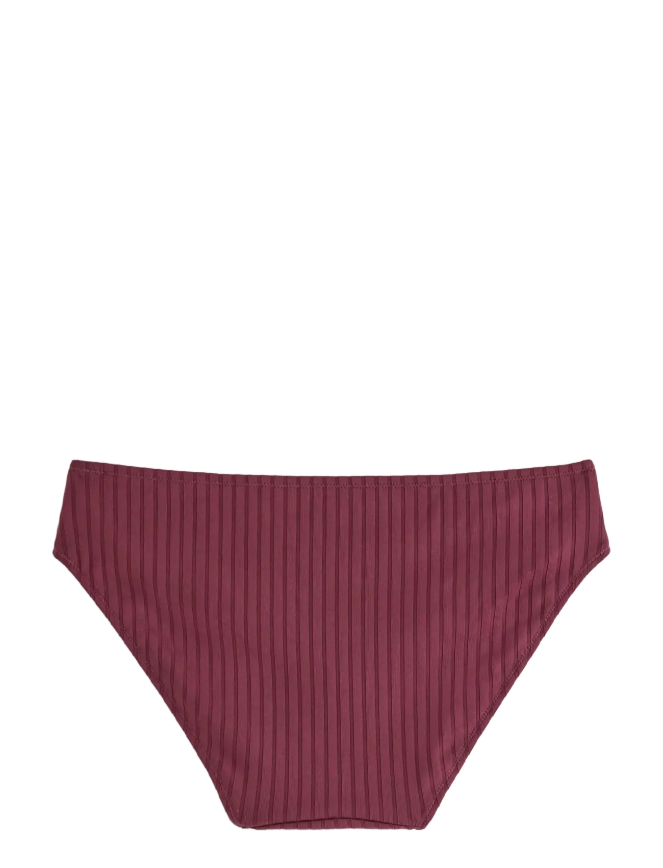 Lindex - Brief Bikini Regular Bella Rib - bikiinipüksid - dark dusty red - 2