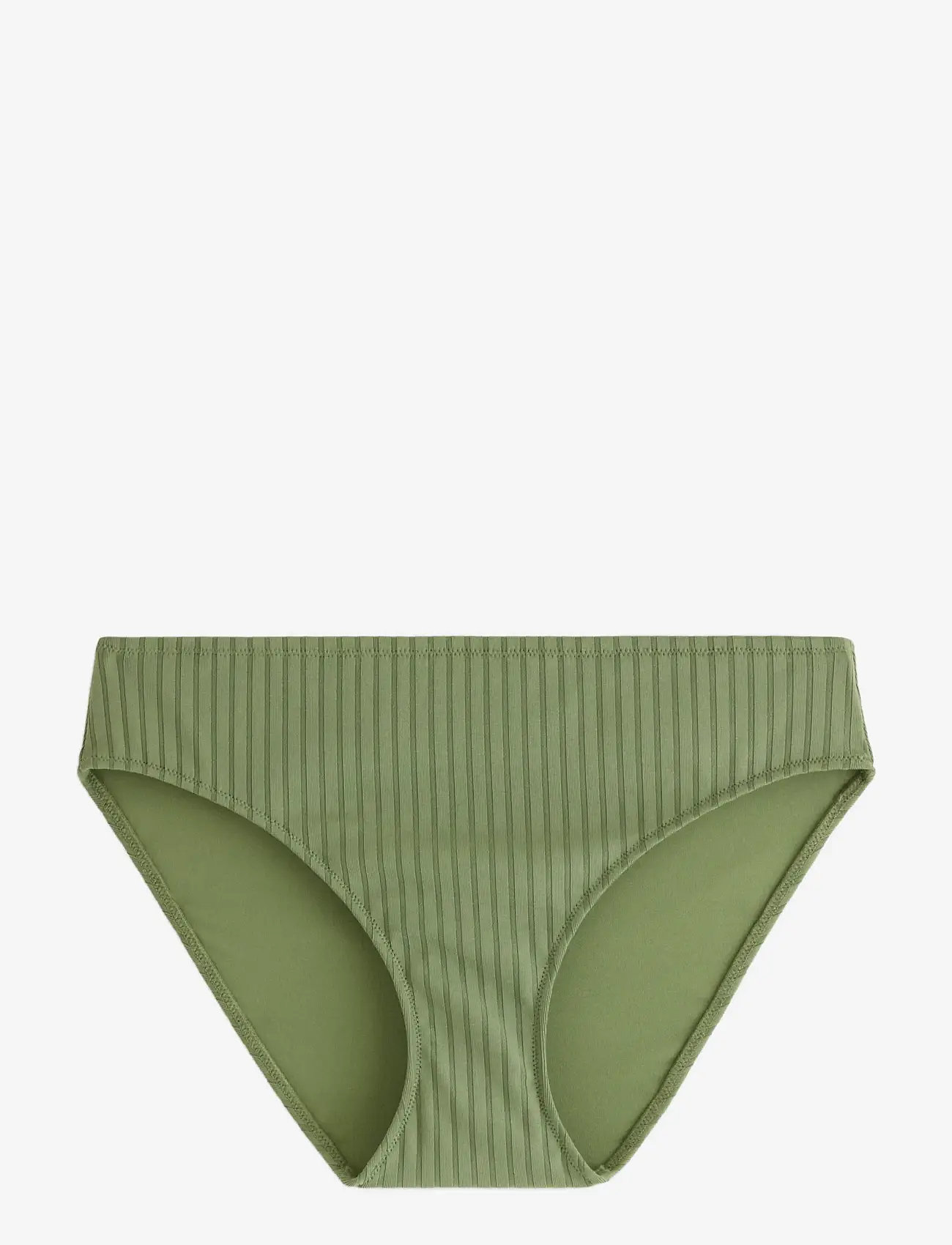 Lindex - Brief Bikini Regular Bella Rib - bikinibriefs - dk dusty green - 1