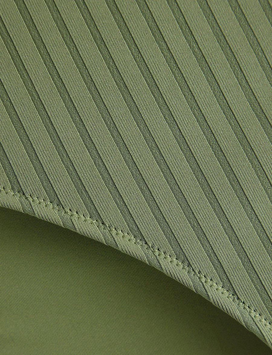 Lindex - Brief Bikini Regular Bella Rib - bikiinipüksid - dk dusty green - 5