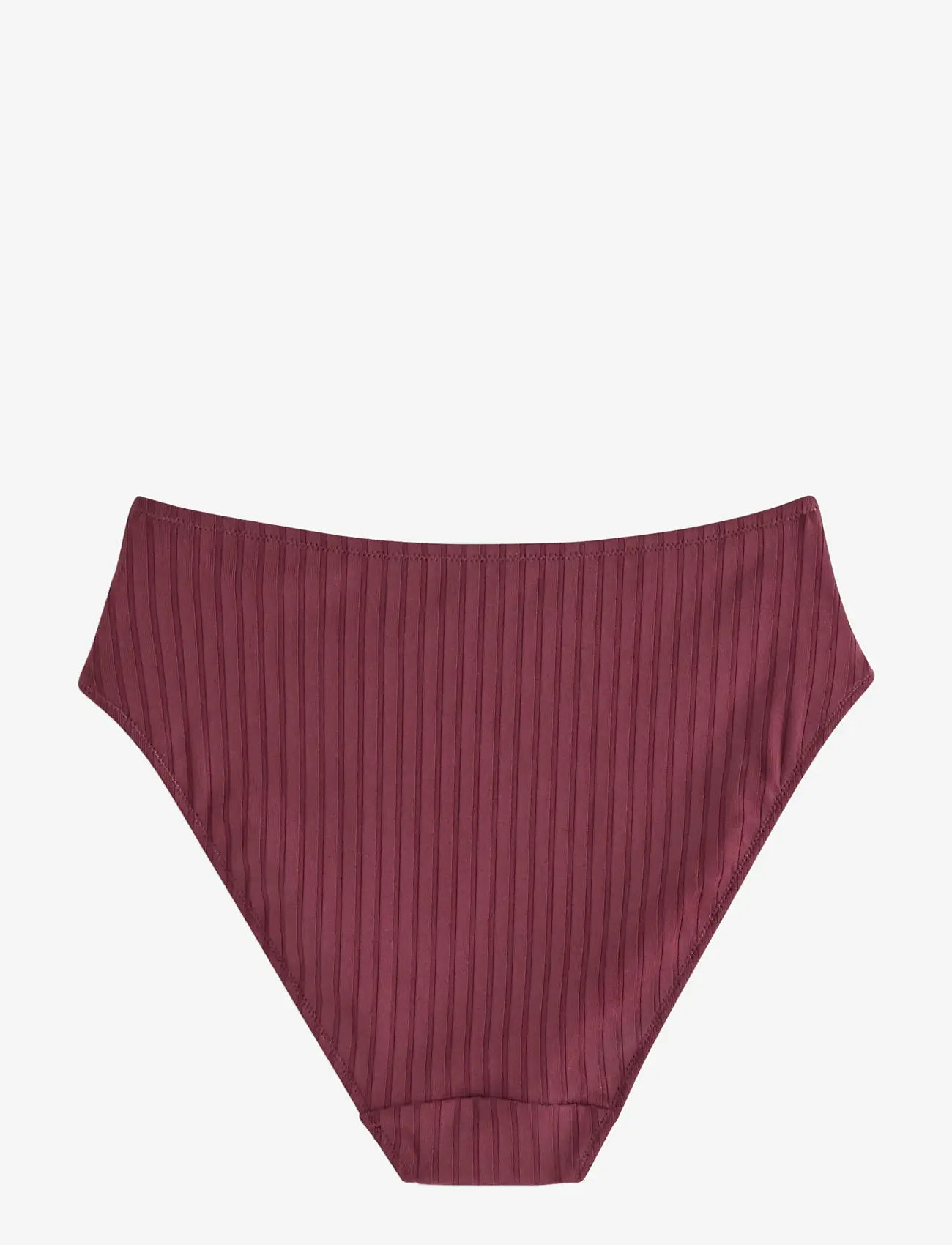 Lindex - Brief Bikini High Hanna Rib - bikinibroekjes met hoge taille - dark dusty red - 2