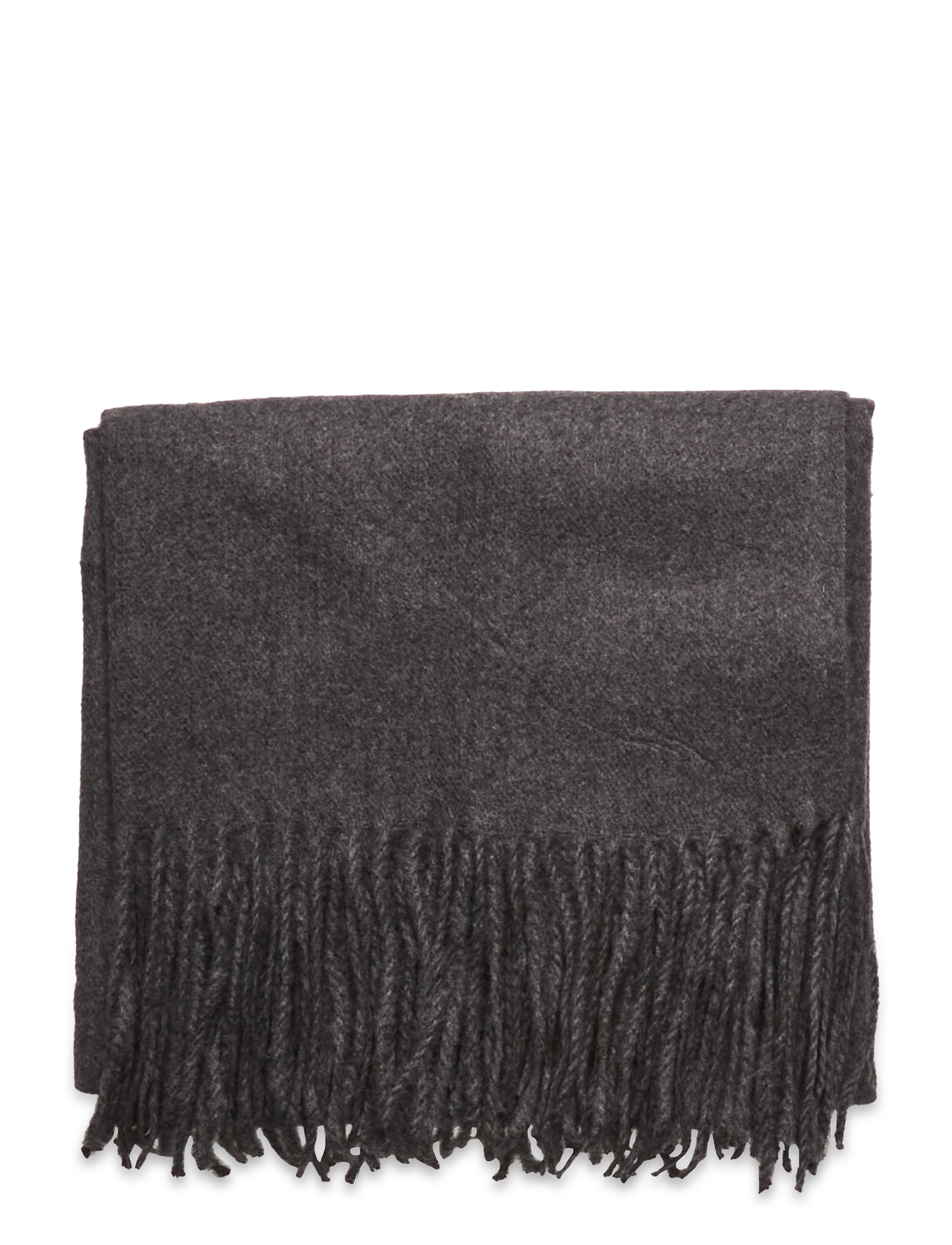 Lindex - Scarf basic - dark grey melange - 1