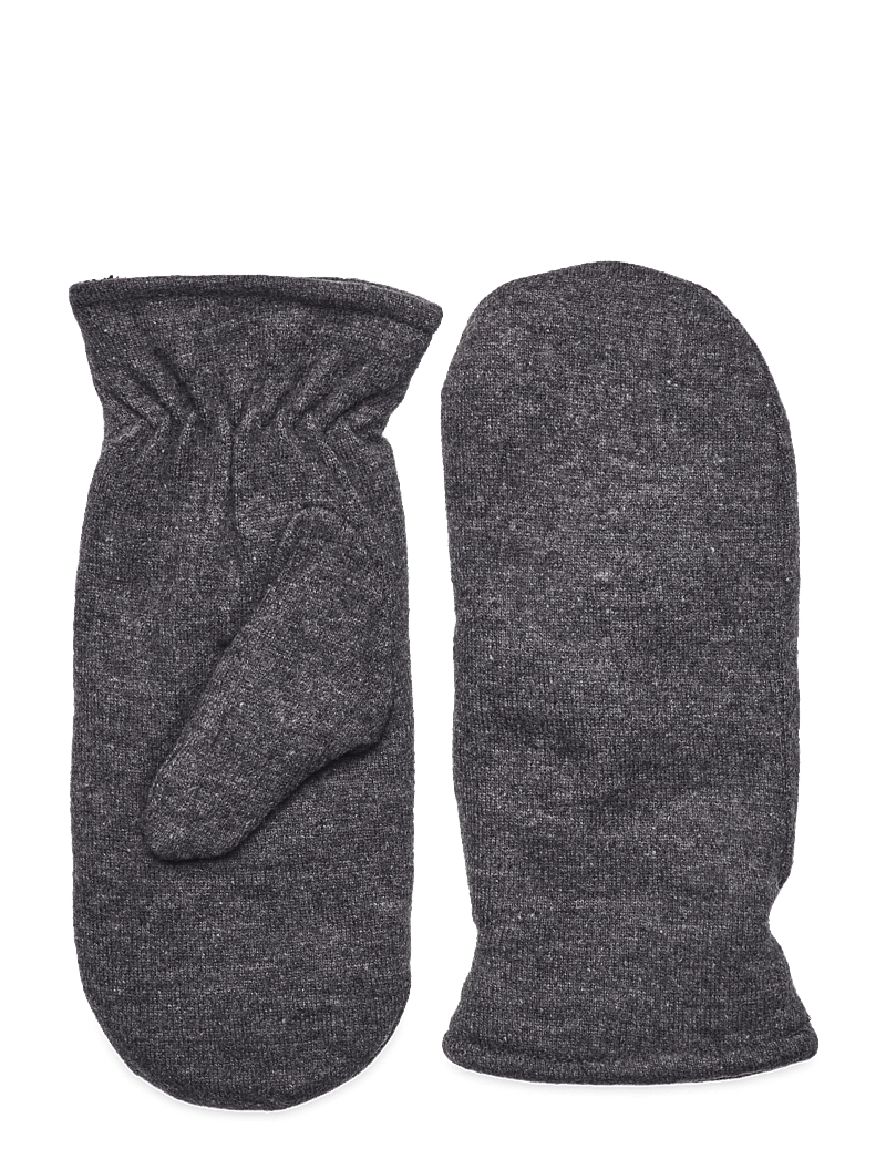 Lindex - Mitten Wool Ullis - fäustlinge - dark grey melange - 0