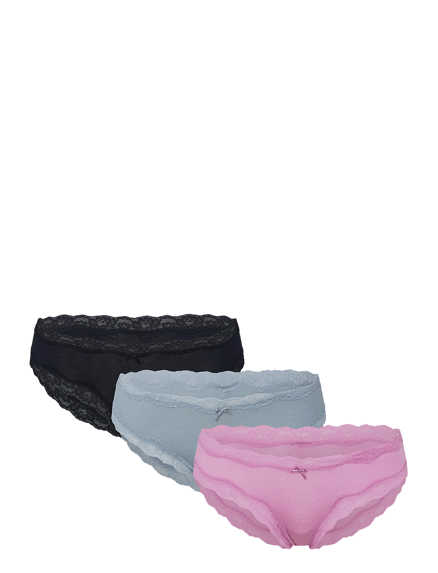 Lindex - 3-pack brazilian briefs with low waist - brazilian slips - light lilac - 0