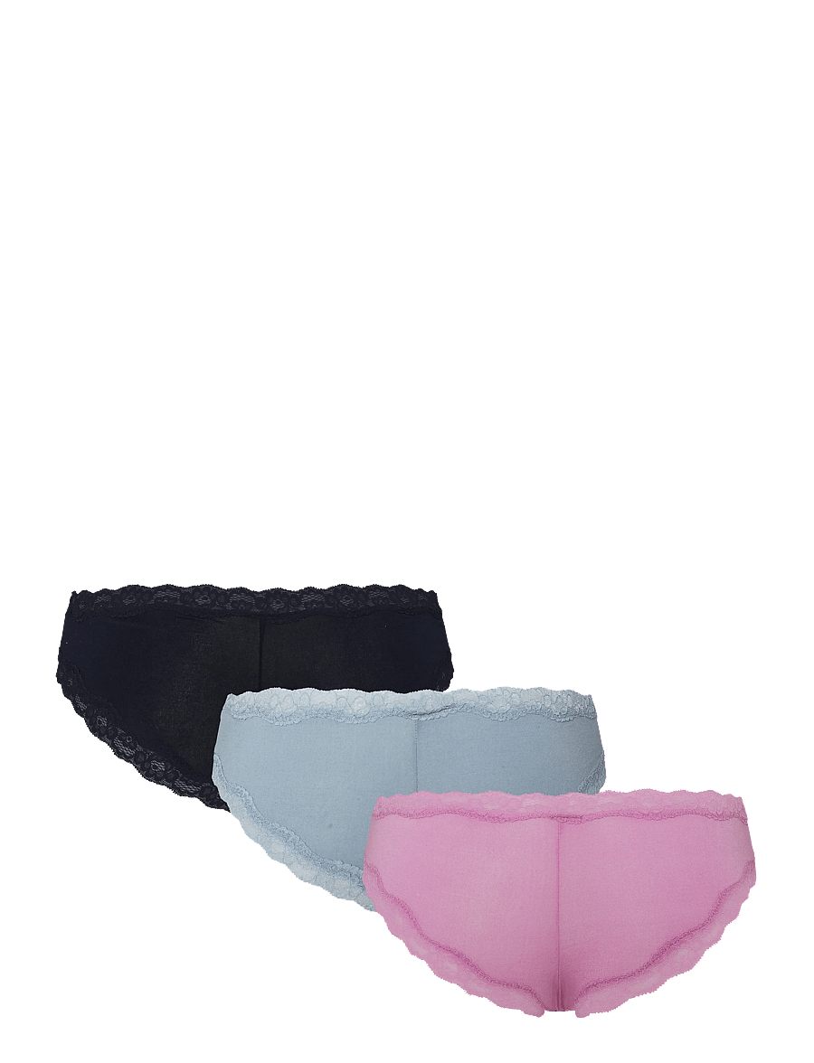Lindex - 3-pack brazilian briefs with low waist - brazilian slips - light lilac - 1