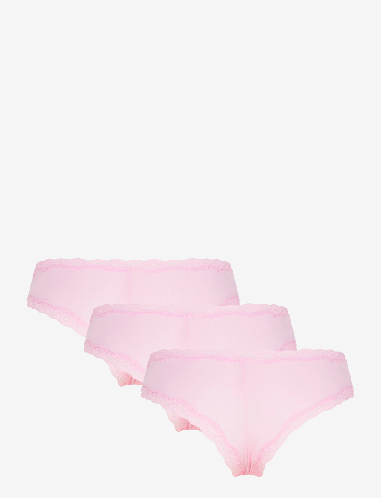 Lindex - 3-pack brazilian briefs with low waist - culotte brésilienne - pink - 2