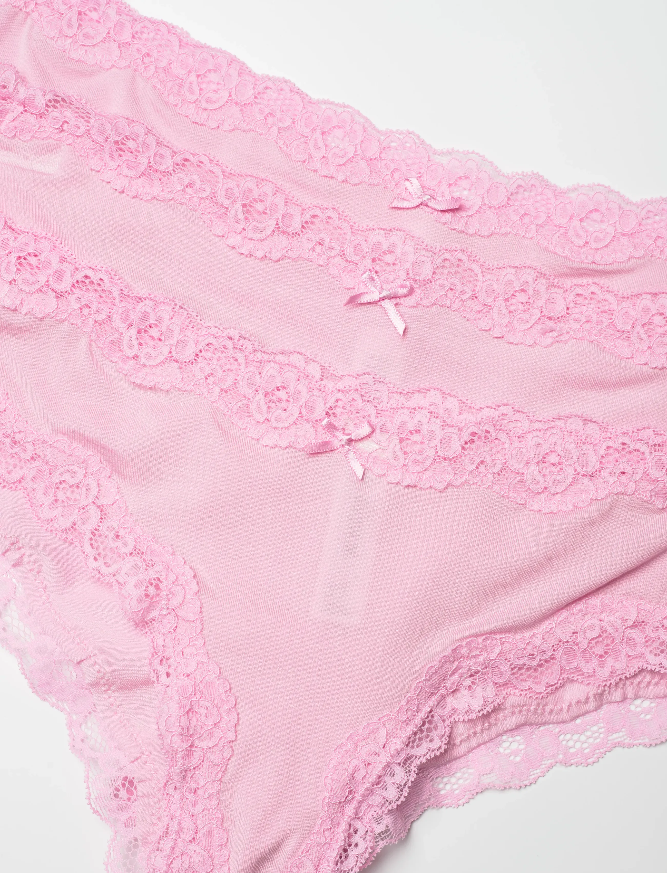 Lindex - 3-pack brazilian briefs with low waist - brazilian trusser - pink - 1