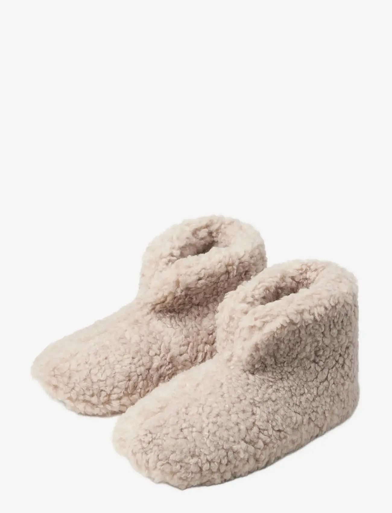 Lindex - Slipper Pile bootz - dusty beige - 0