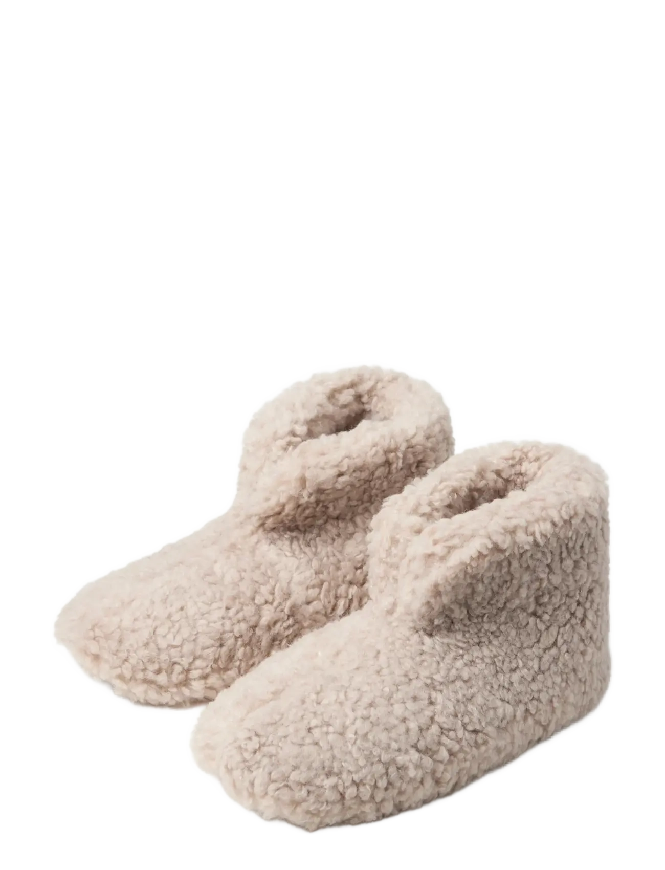 Lindex Slipper Pile bootz - Hausschuhe - DUSTY BEIGE / beige