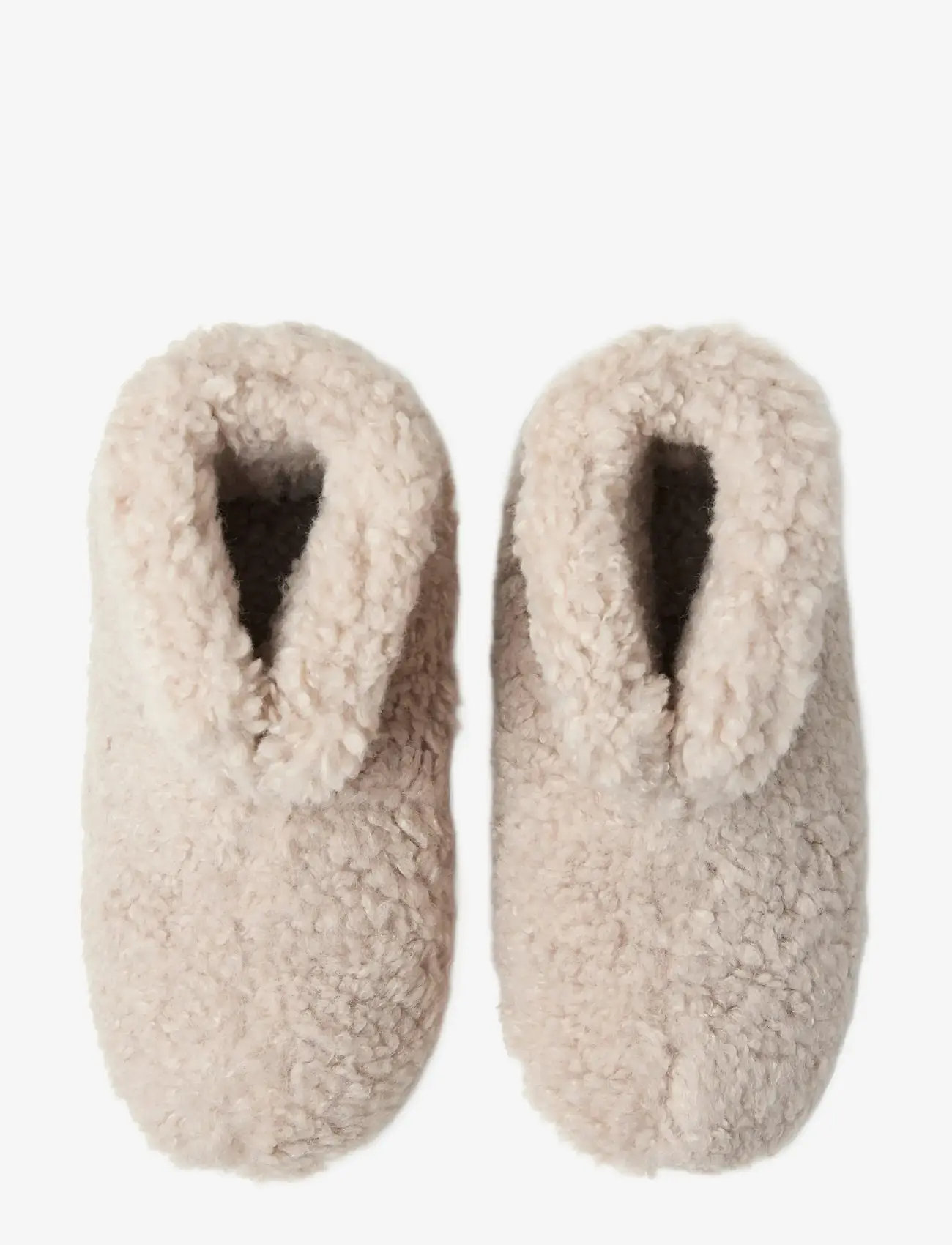 Lindex - Slipper Pile bootz - dusty beige - 1