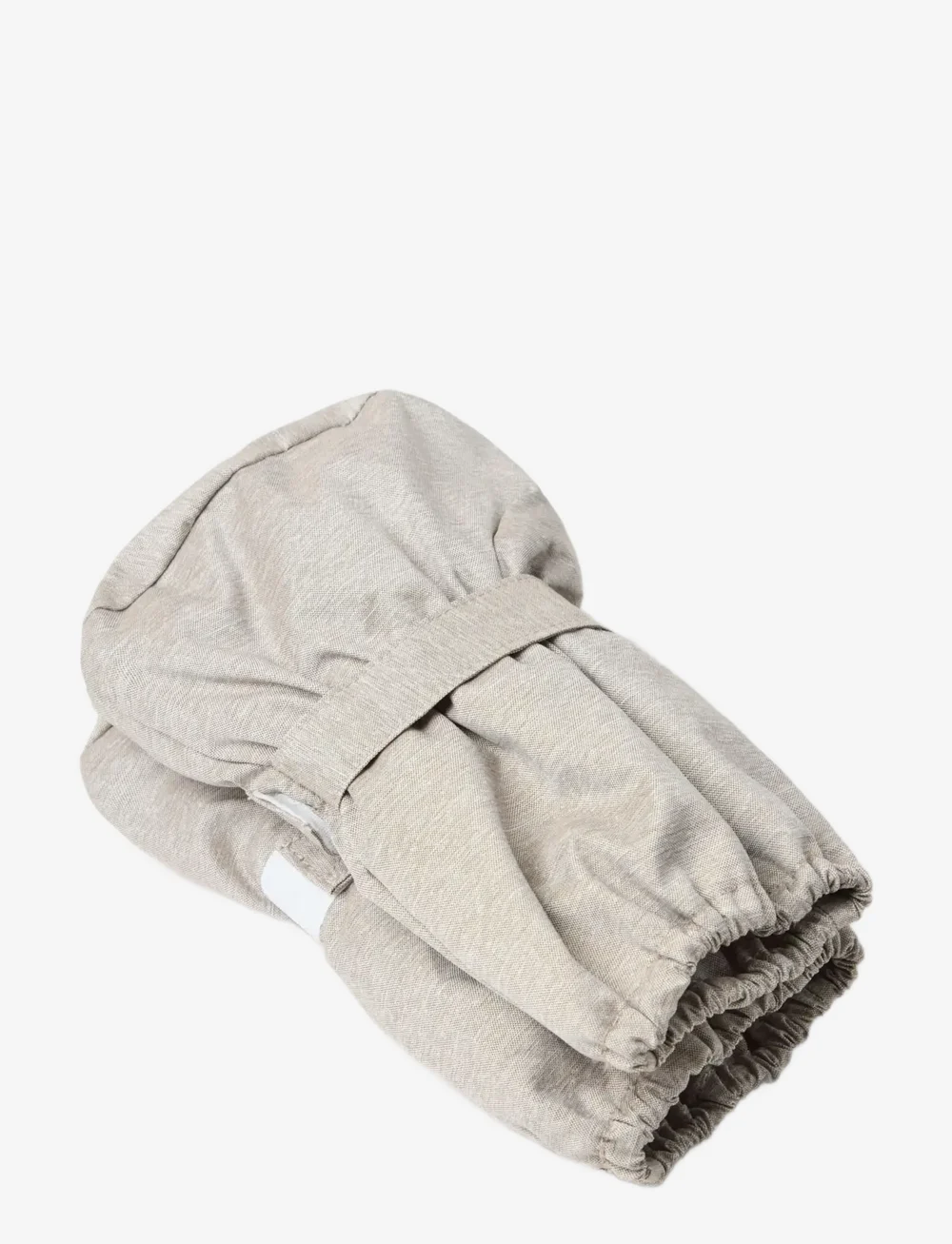 Lindex - Footies med luvforing - babystrikstøvler - beige - 1