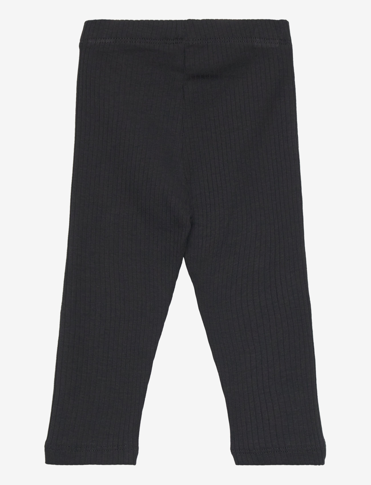 Lindex - Leggings basic rib - høstklær - off black - 1