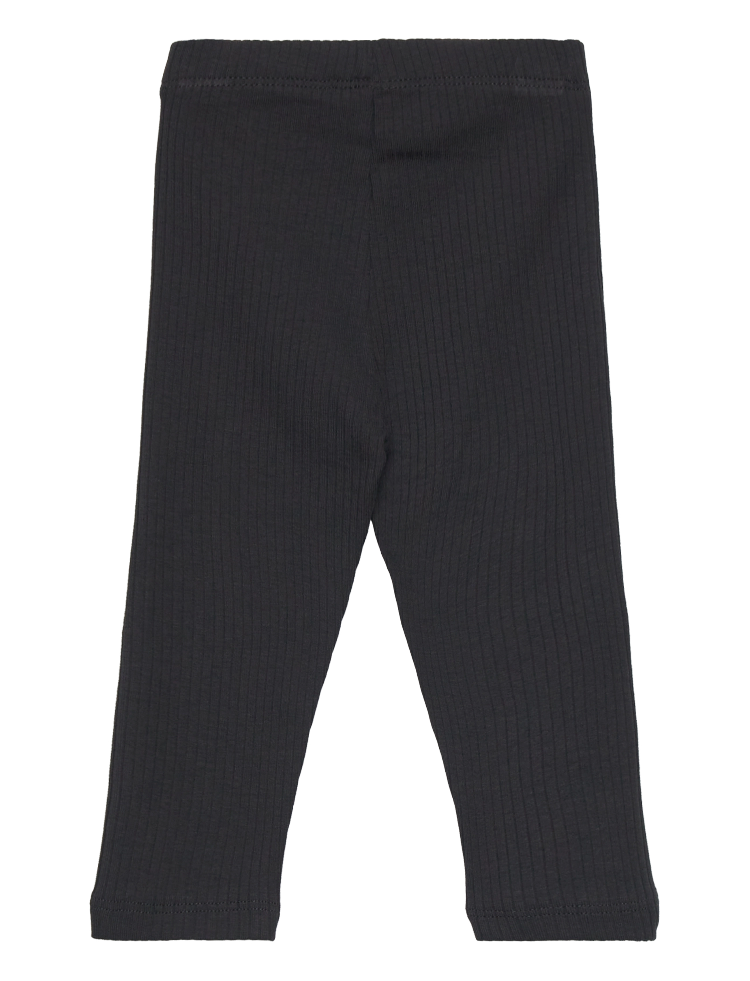 Lindex - Leggings basic rib - leggings - off black - 1