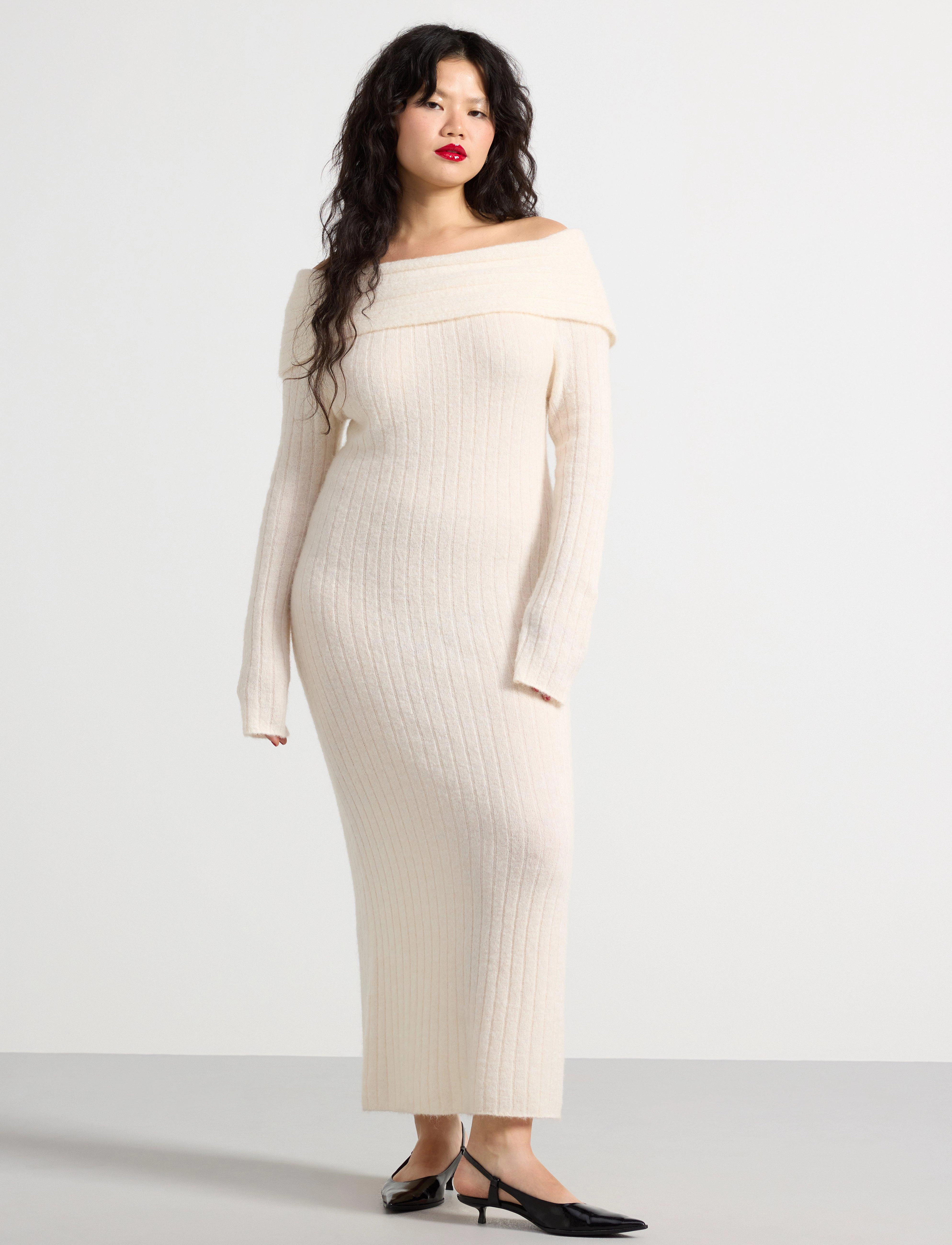 Lindex Dress Augusta - Kjoler - OFF WHITE / cream