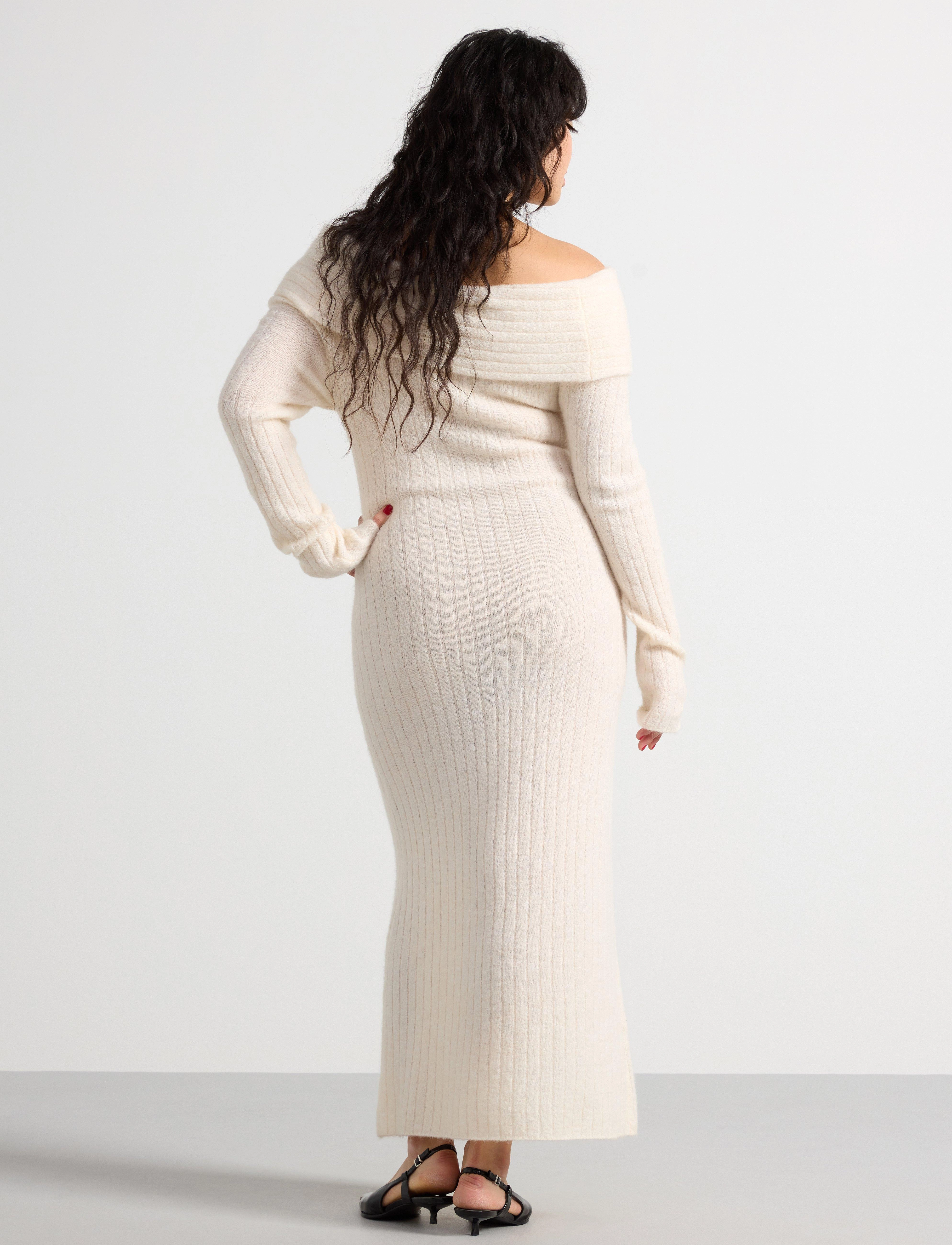 Lindex - Dress Augusta - kootud kleidid - off white - 3