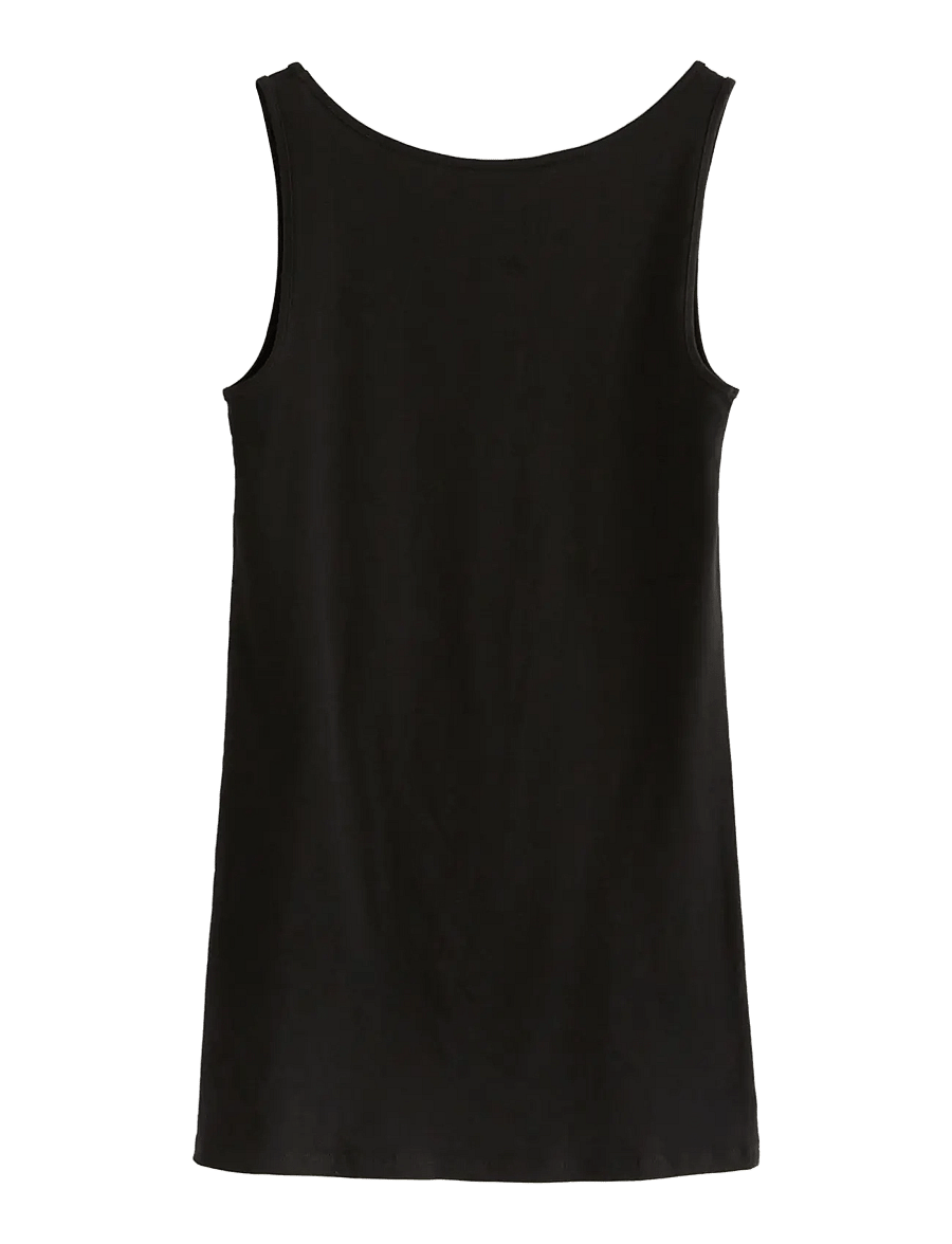 Lindex - Long tank top - Ärmellose tops - black - 2
