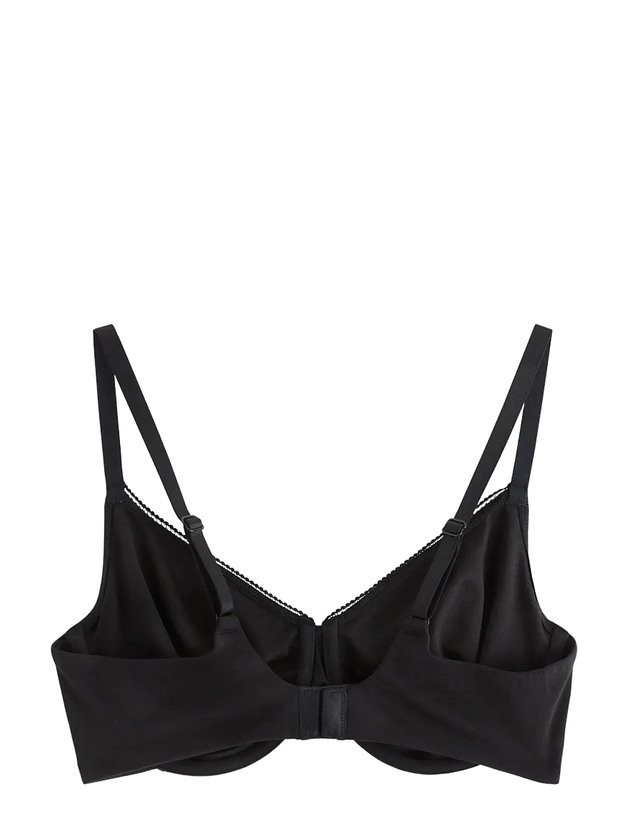 Lindex - Unpadded minimiser bra - fuldskåls bh'er - black - 2
