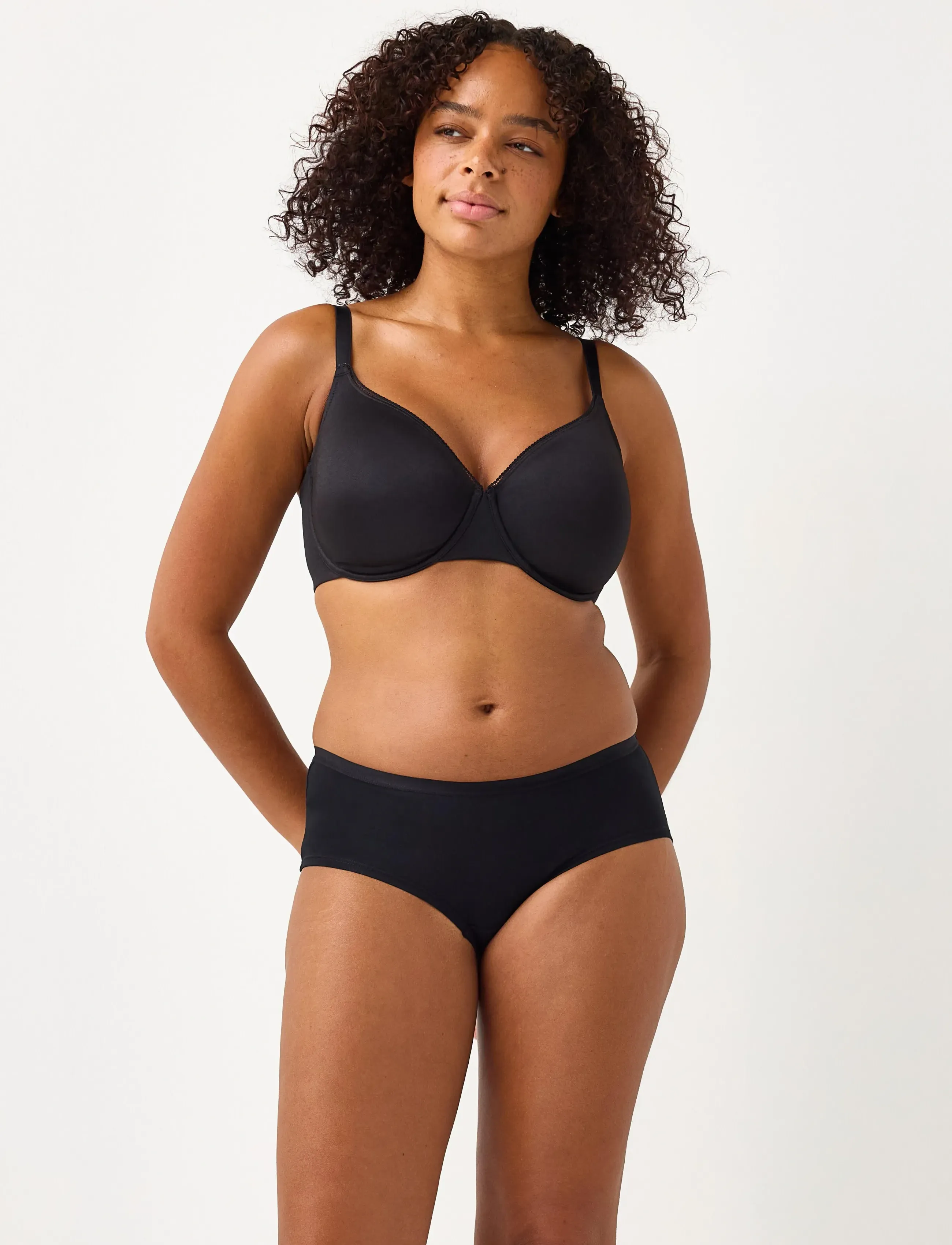 Lindex Bra Minimizer, Kvinder, Uvatteret Minimizer BH, Sort, Str: 75 F