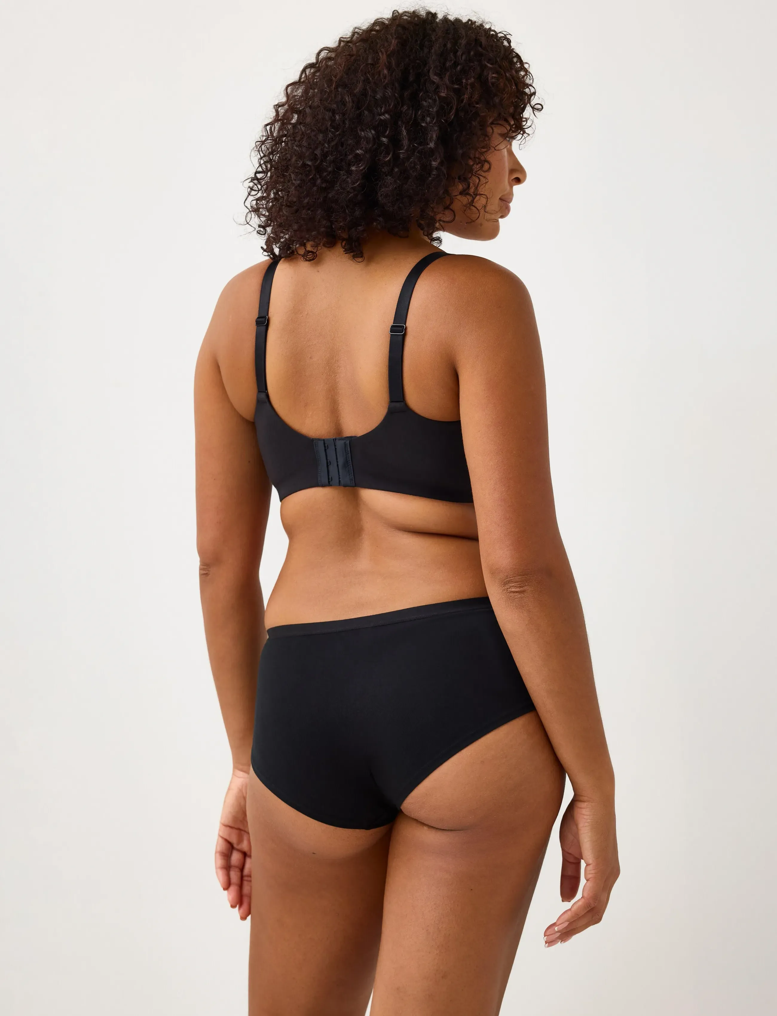 Lindex - Unpadded minimiser bra - fuldskåls bh'er - black - 3