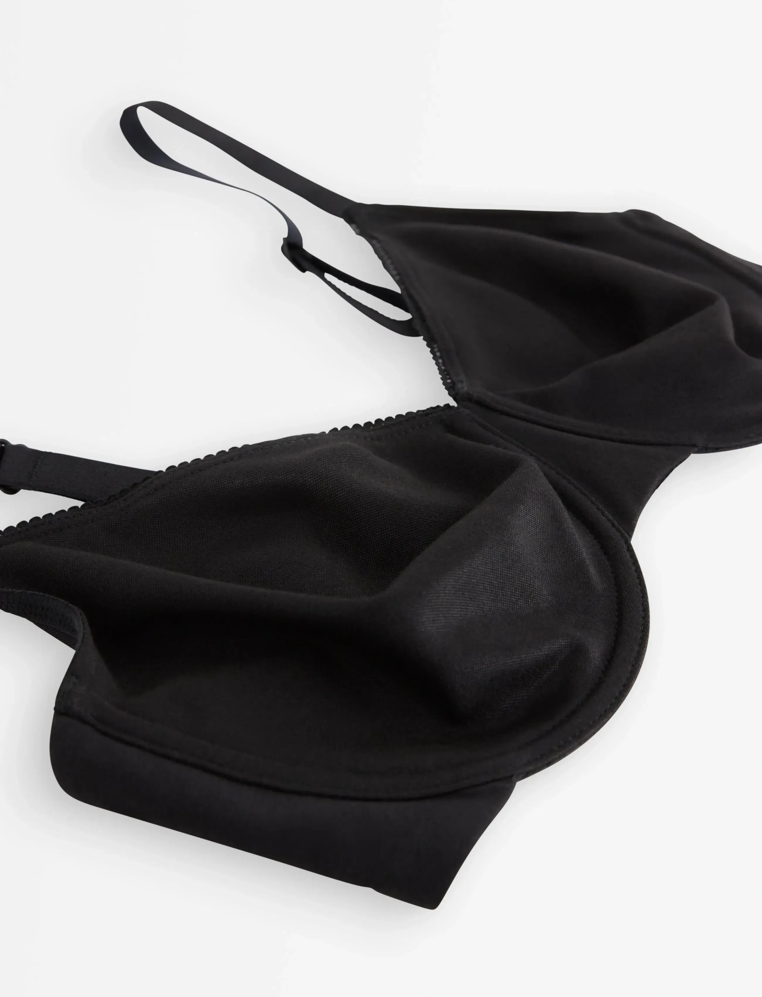 Lindex - Unpadded minimiser bra - fuldskåls bh'er - black - 5