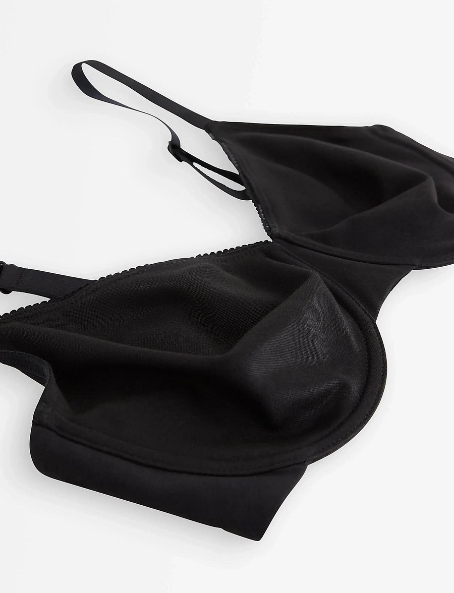 Lindex - Unpadded minimiser bra - fuldskåls bh'er - black - 5