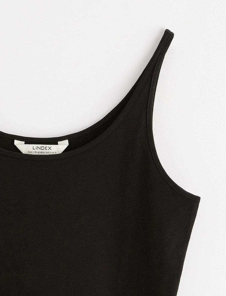 Lindex - Tank top - Ärmellose tops - black - 5