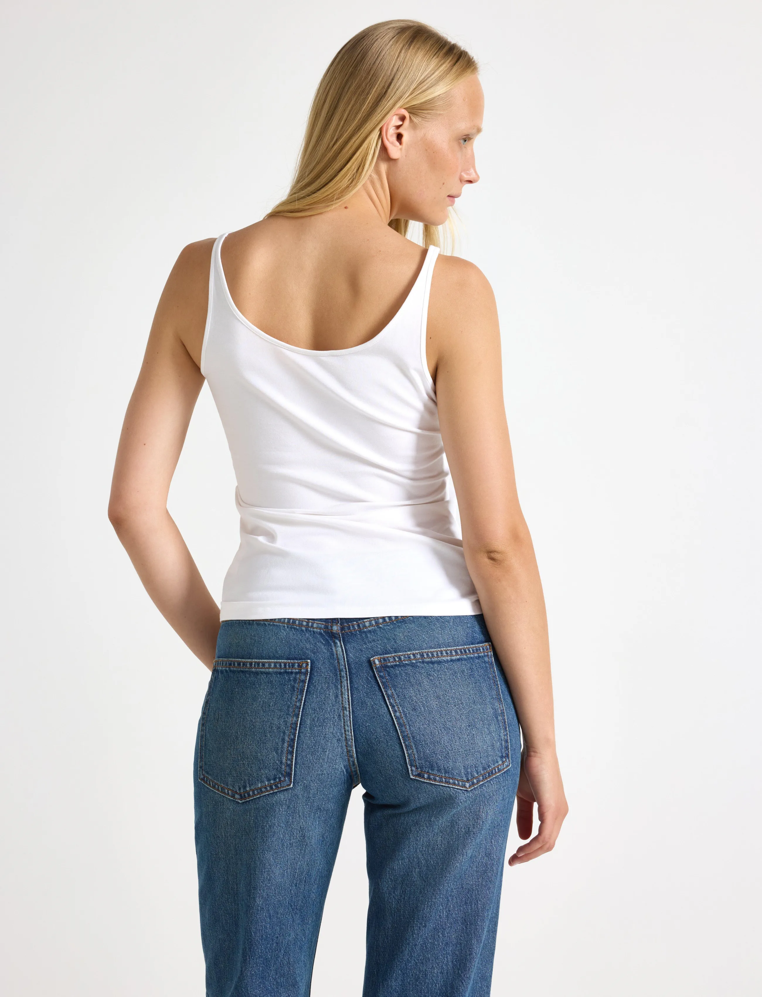 Lindex - Tank top - varrukateta topid - white - 3