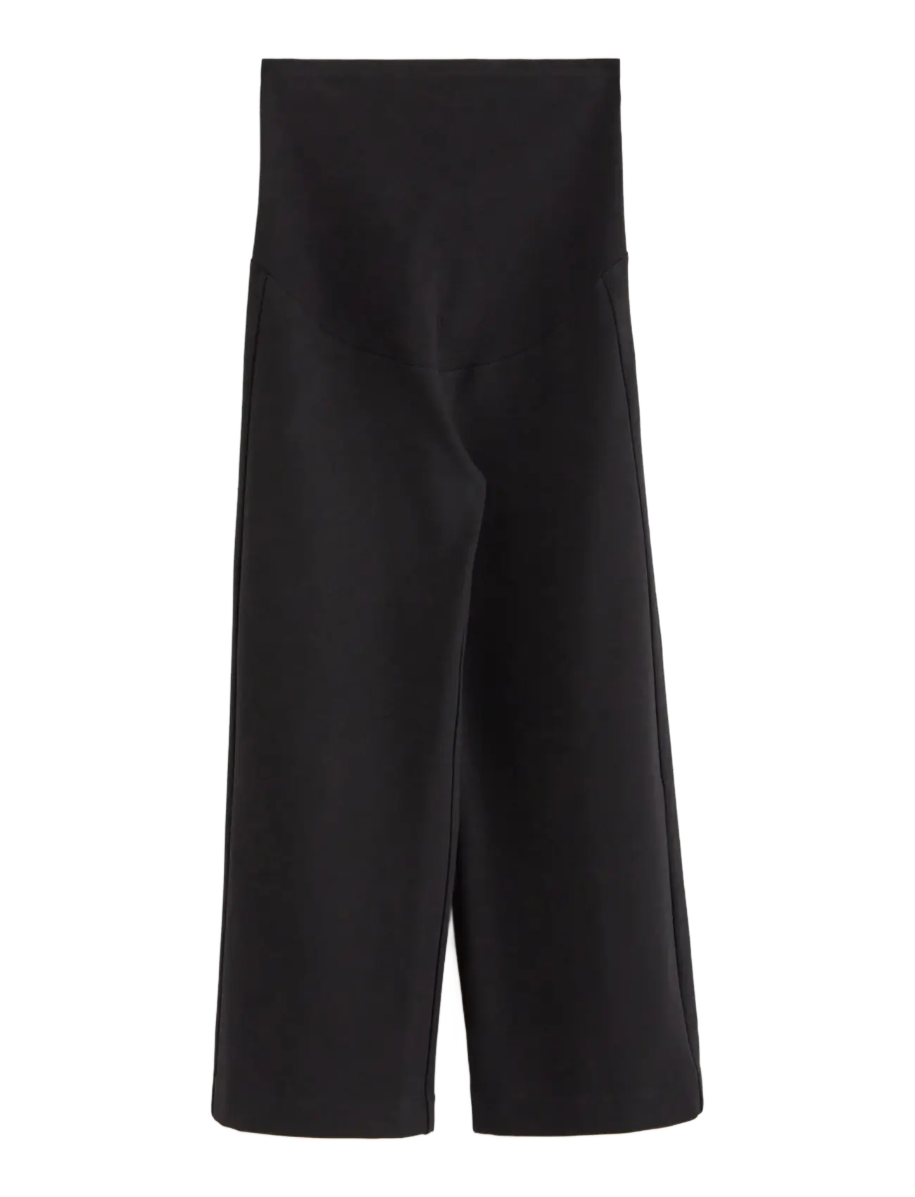 Lindex MOM cropped trousers in punto - Bukser - BLACK / black