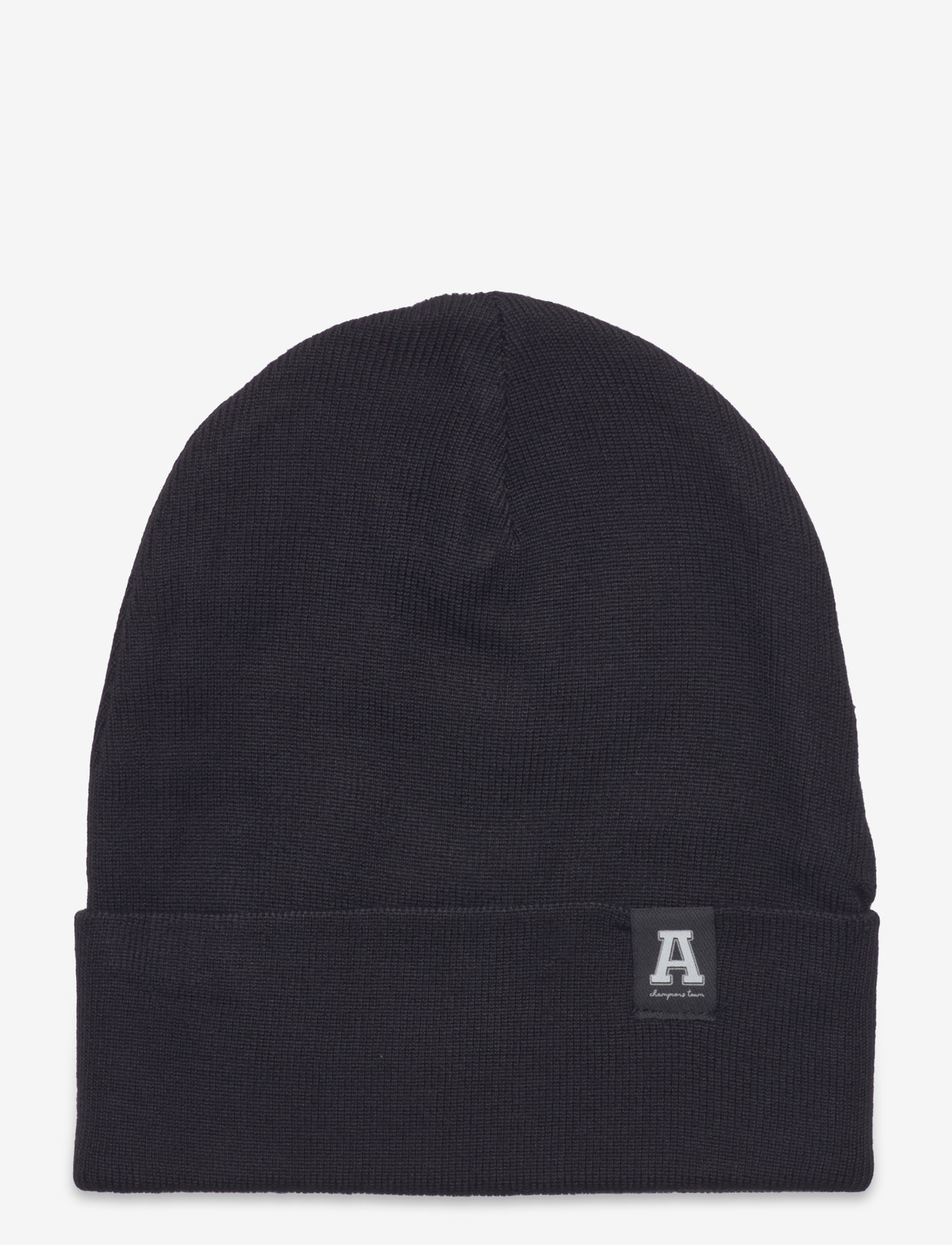 Lindex - Beanie basic fold up - accessoarer - black - 0