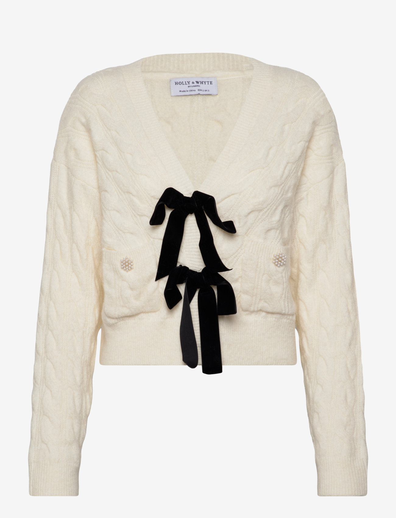 Lindex - Cardigan Maxine - light dusty white - 0